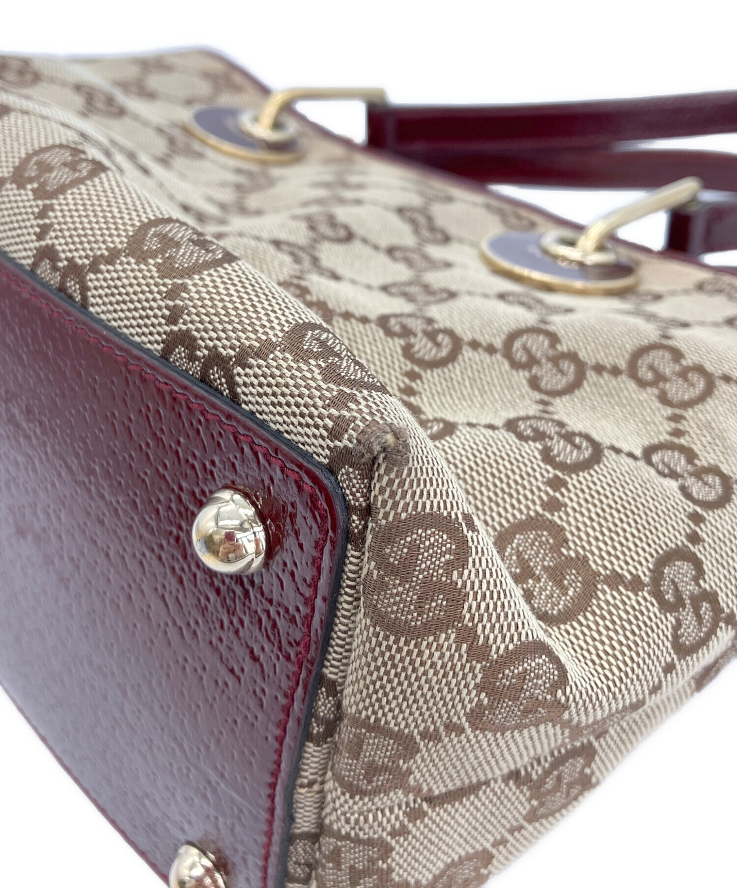 中古・古着通販】GUCCI (グッチ) トートバッグ ベージュ｜ブランド