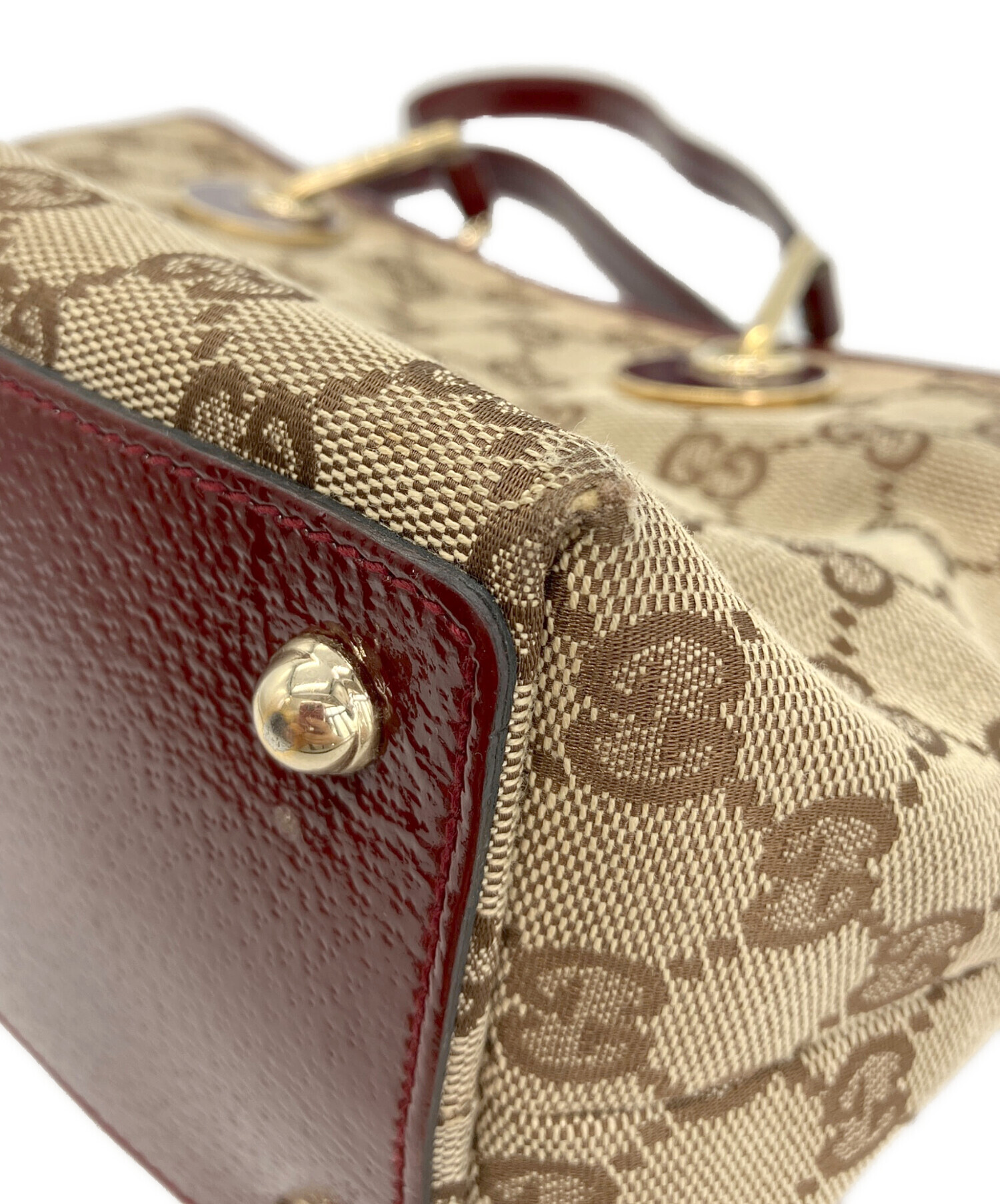 中古・古着通販】GUCCI (グッチ) トートバッグ ベージュ｜ブランド
