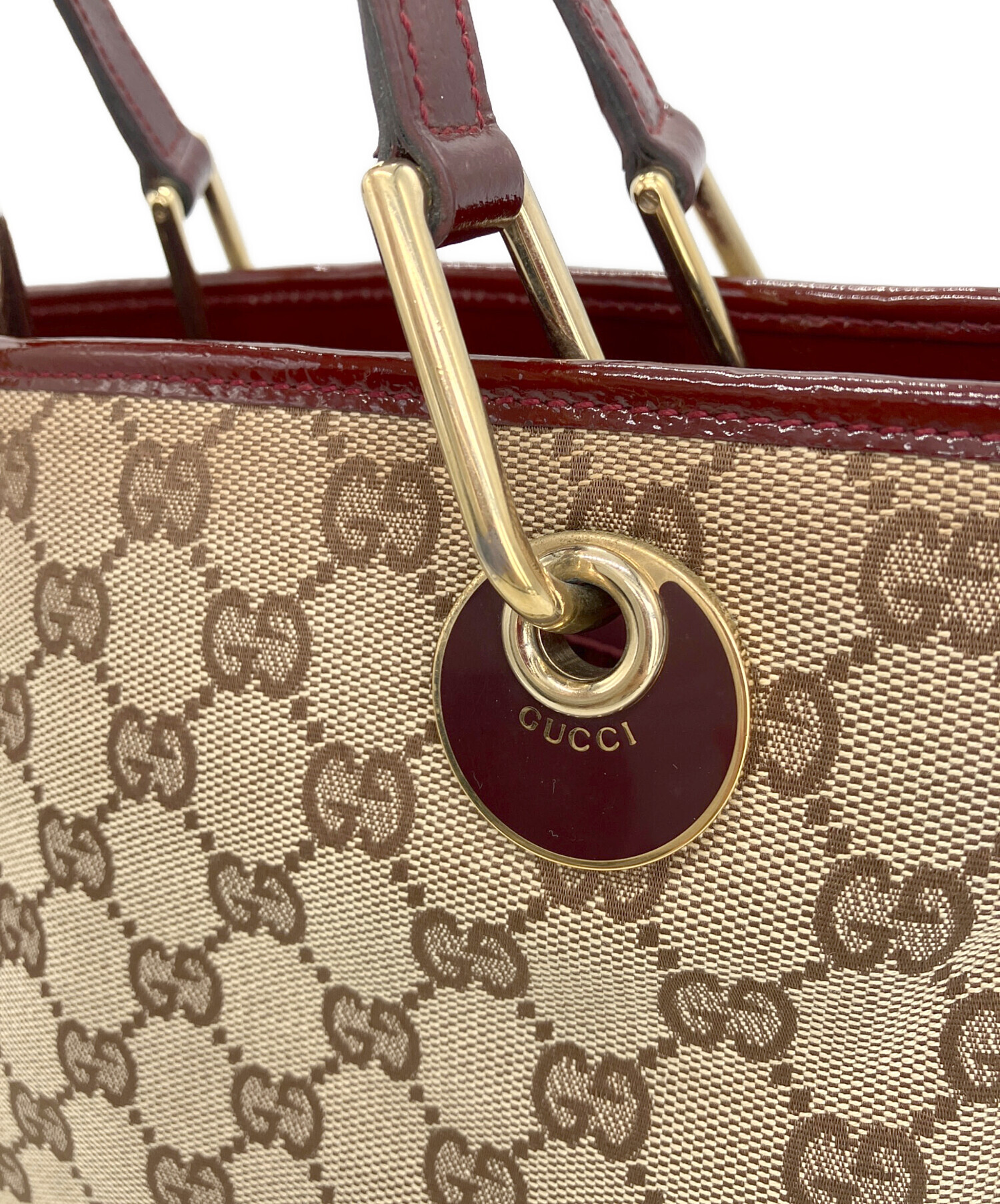 中古・古着通販】GUCCI (グッチ) トートバッグ ベージュ｜ブランド
