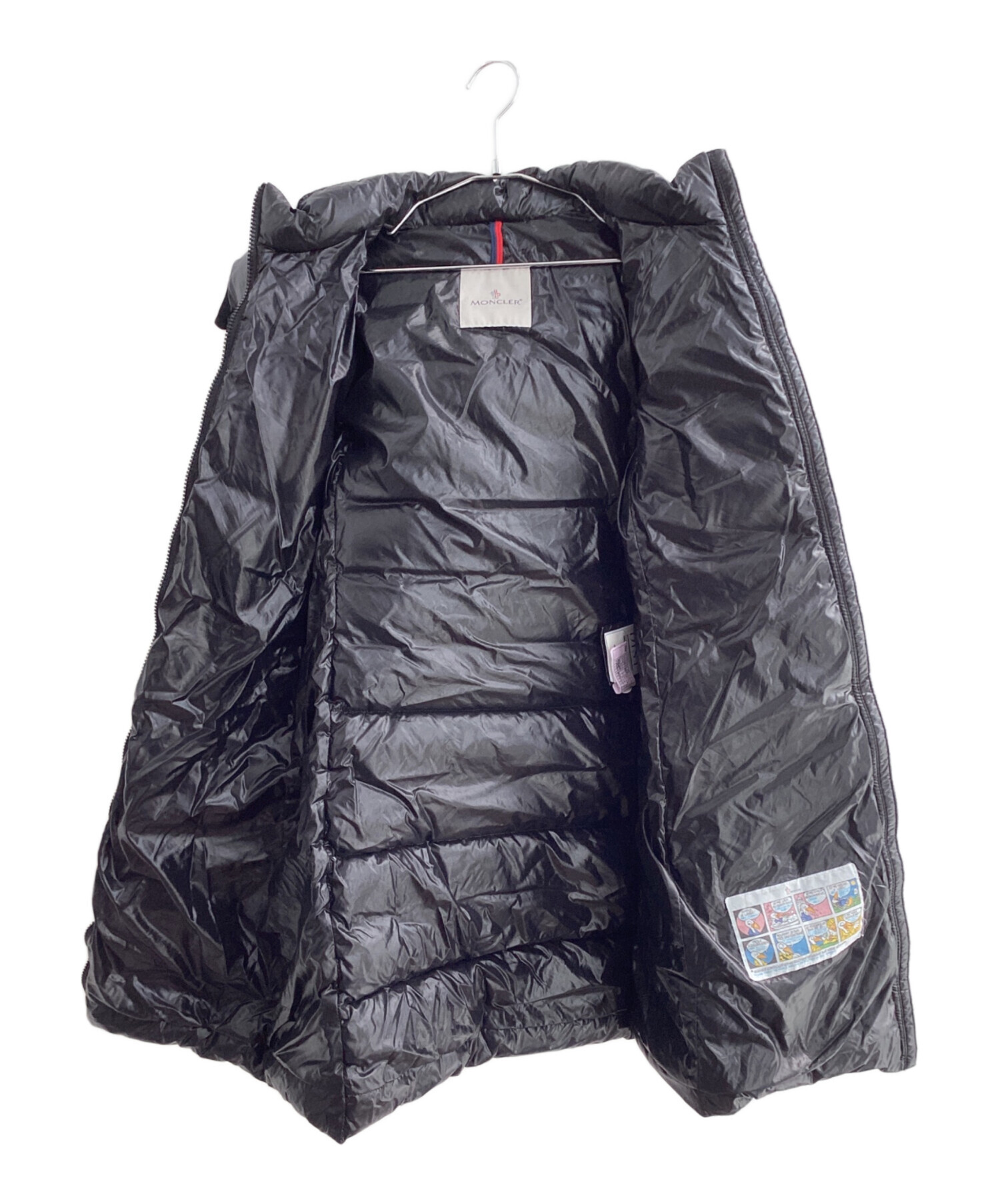 中古・古着通販】MONCLER (モンクレール) ダウンコート ブラック 