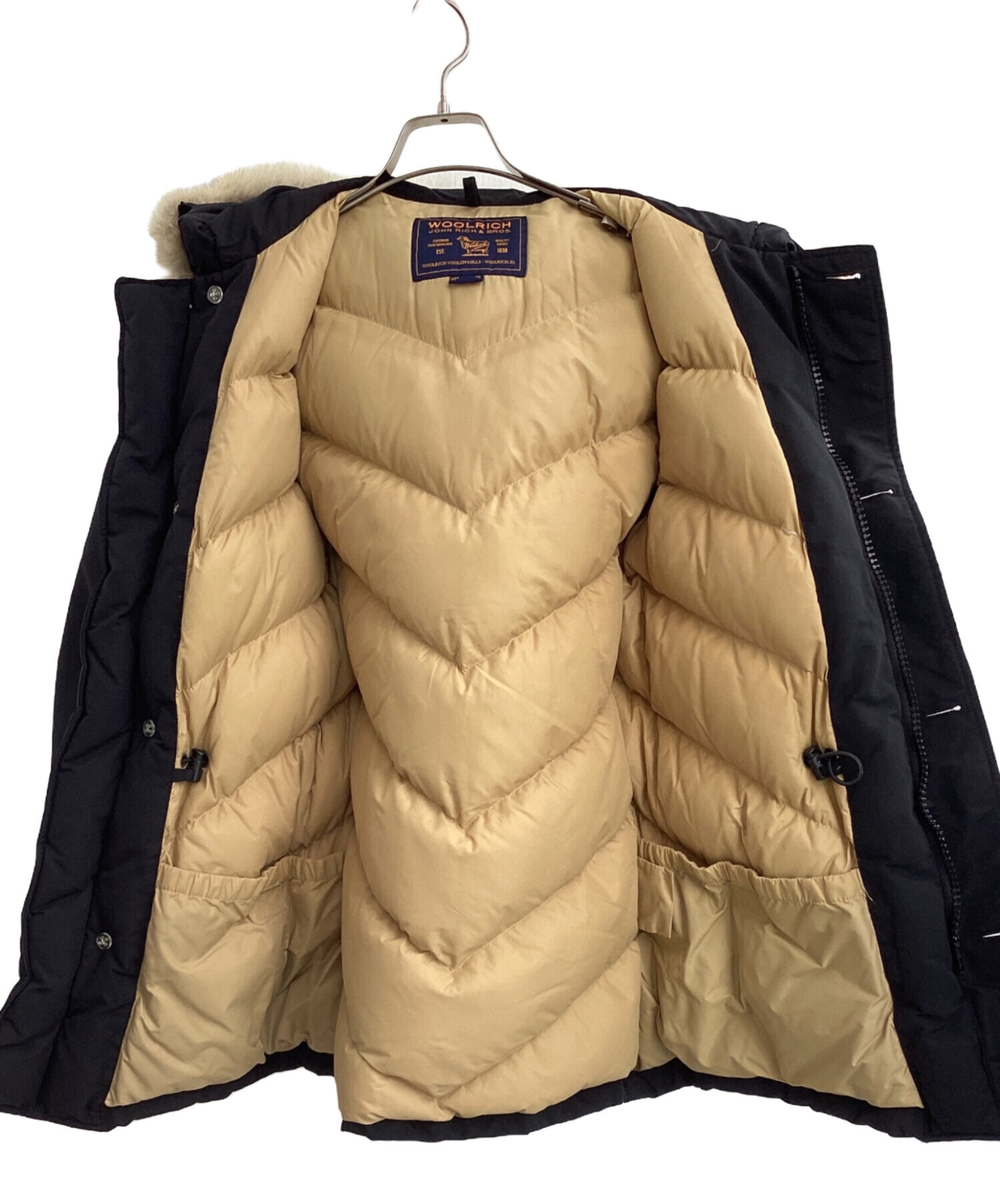 中古・古着通販】WOOLRICH (ウールリッチ) ダウンジャケット ブラック 