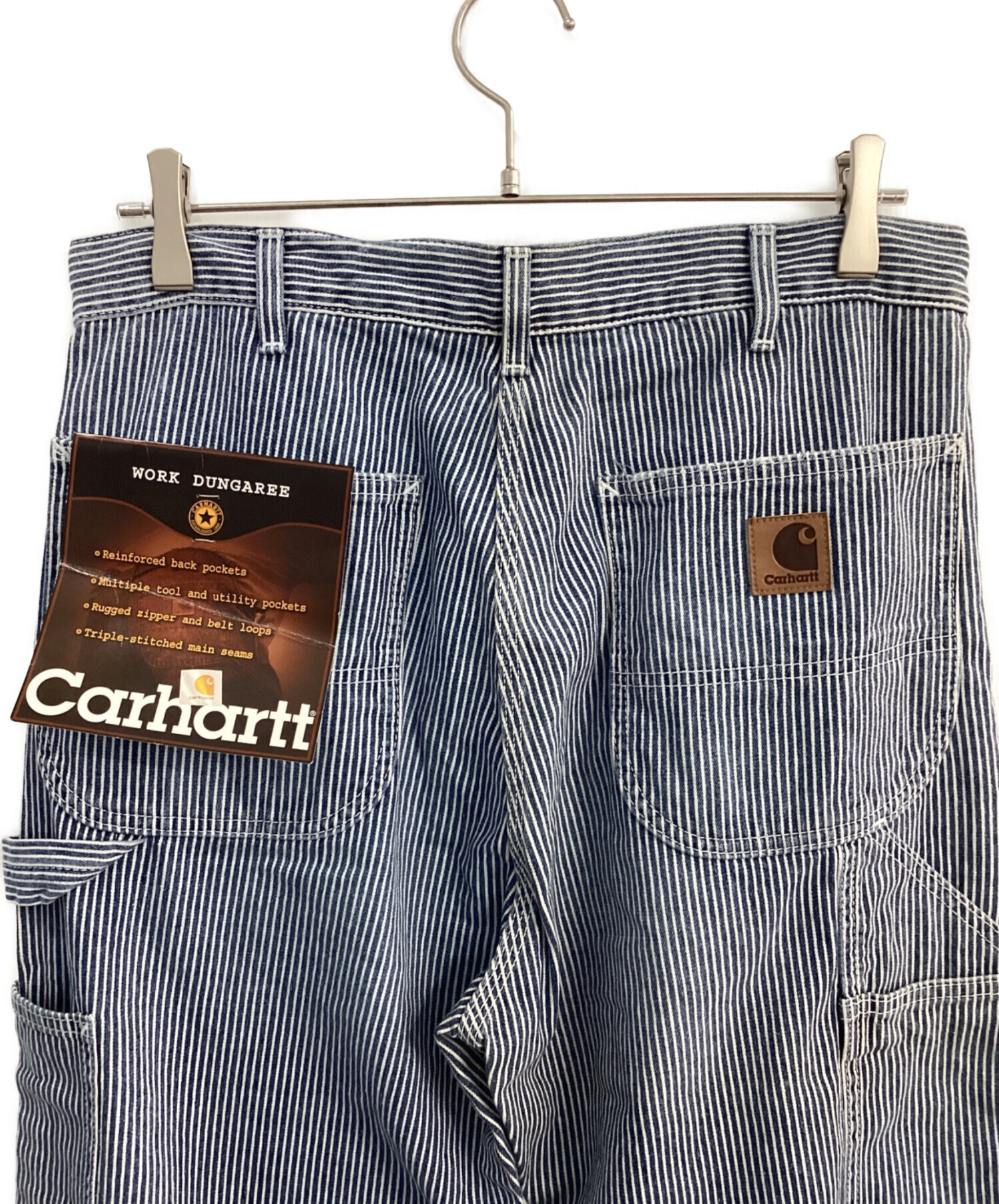 中古・古着通販】CarHartt (カーハート) ヒッコリーペインターパンツ