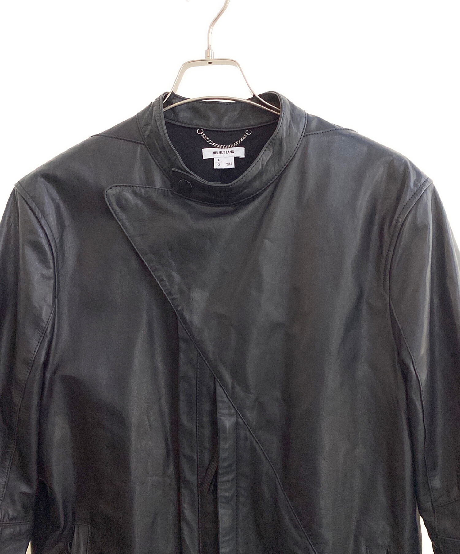 中古・古着通販】HELMUT LANG (ヘルムートラング) レザージャケット 