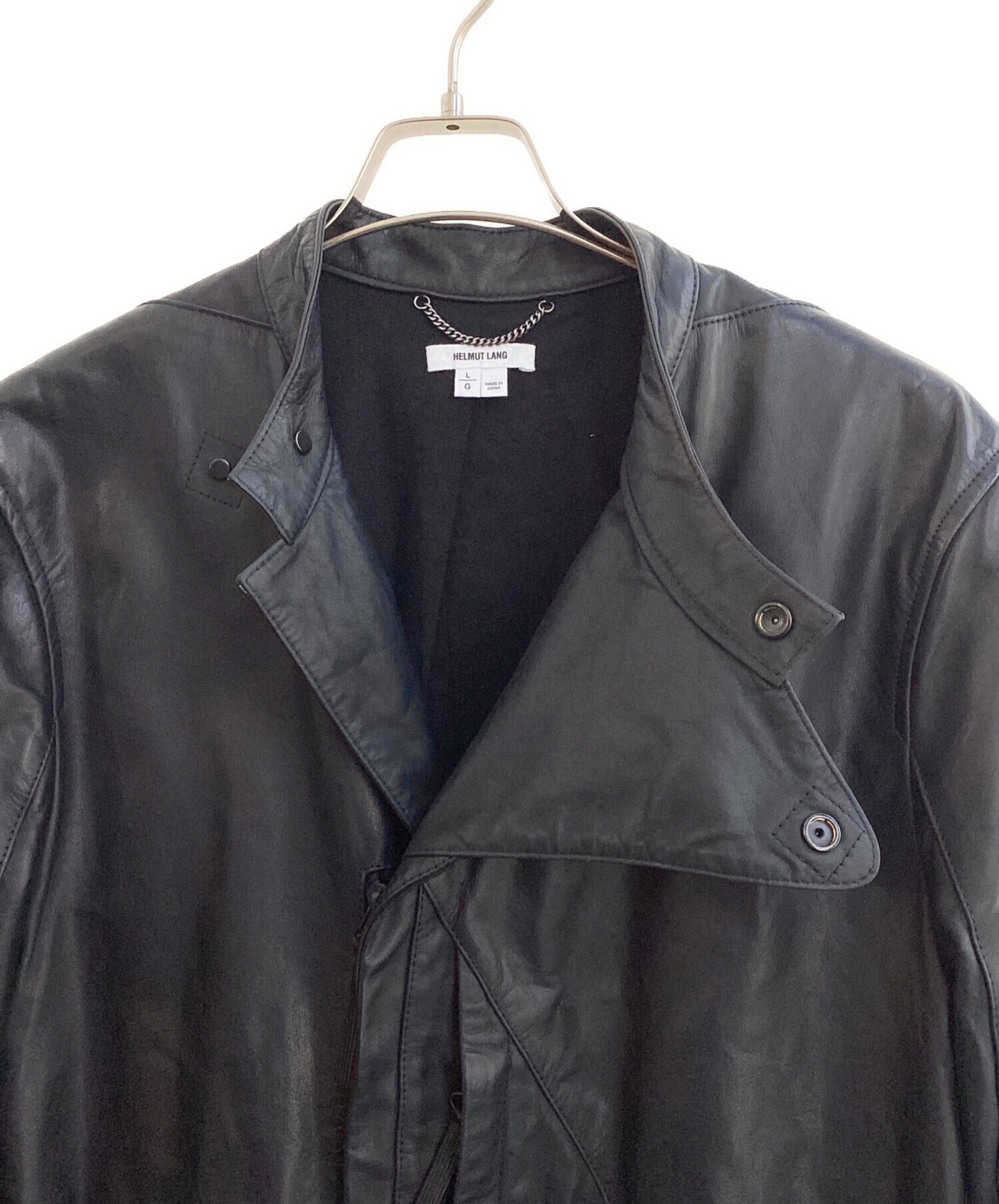中古・古着通販】HELMUT LANG (ヘルムートラング) レザージャケット 