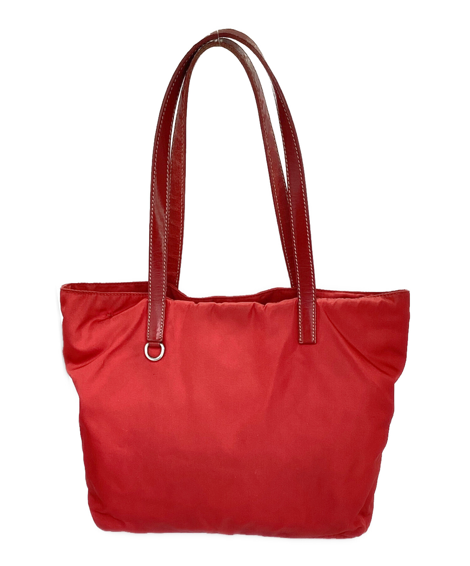 中古・古着通販】PRADA (プラダ) ナイロンハンドバッグ レッド