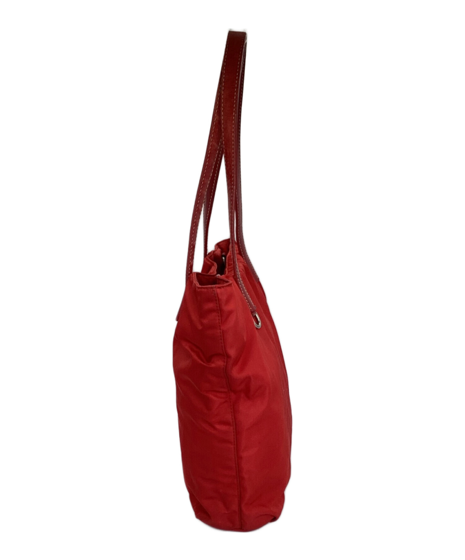 中古・古着通販】PRADA (プラダ) ナイロンハンドバッグ レッド
