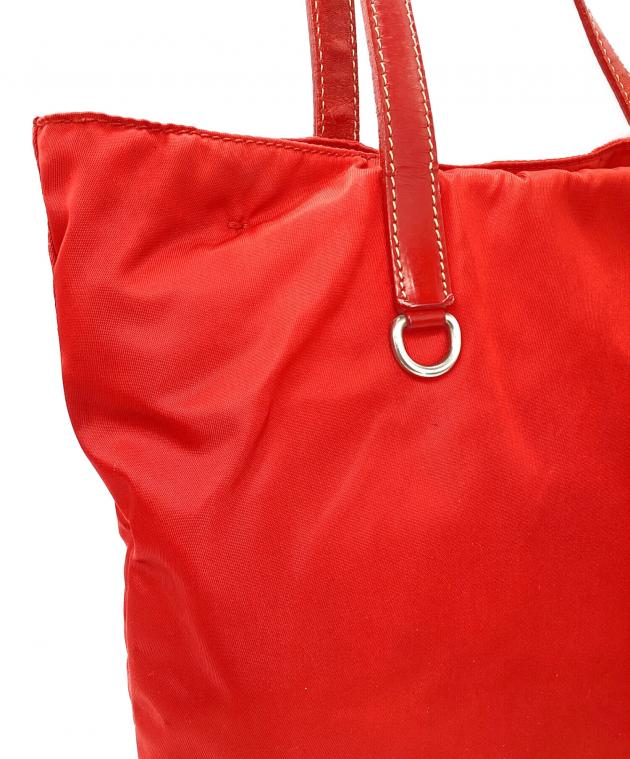 中古・古着通販】PRADA (プラダ) ナイロンハンドバッグ レッド