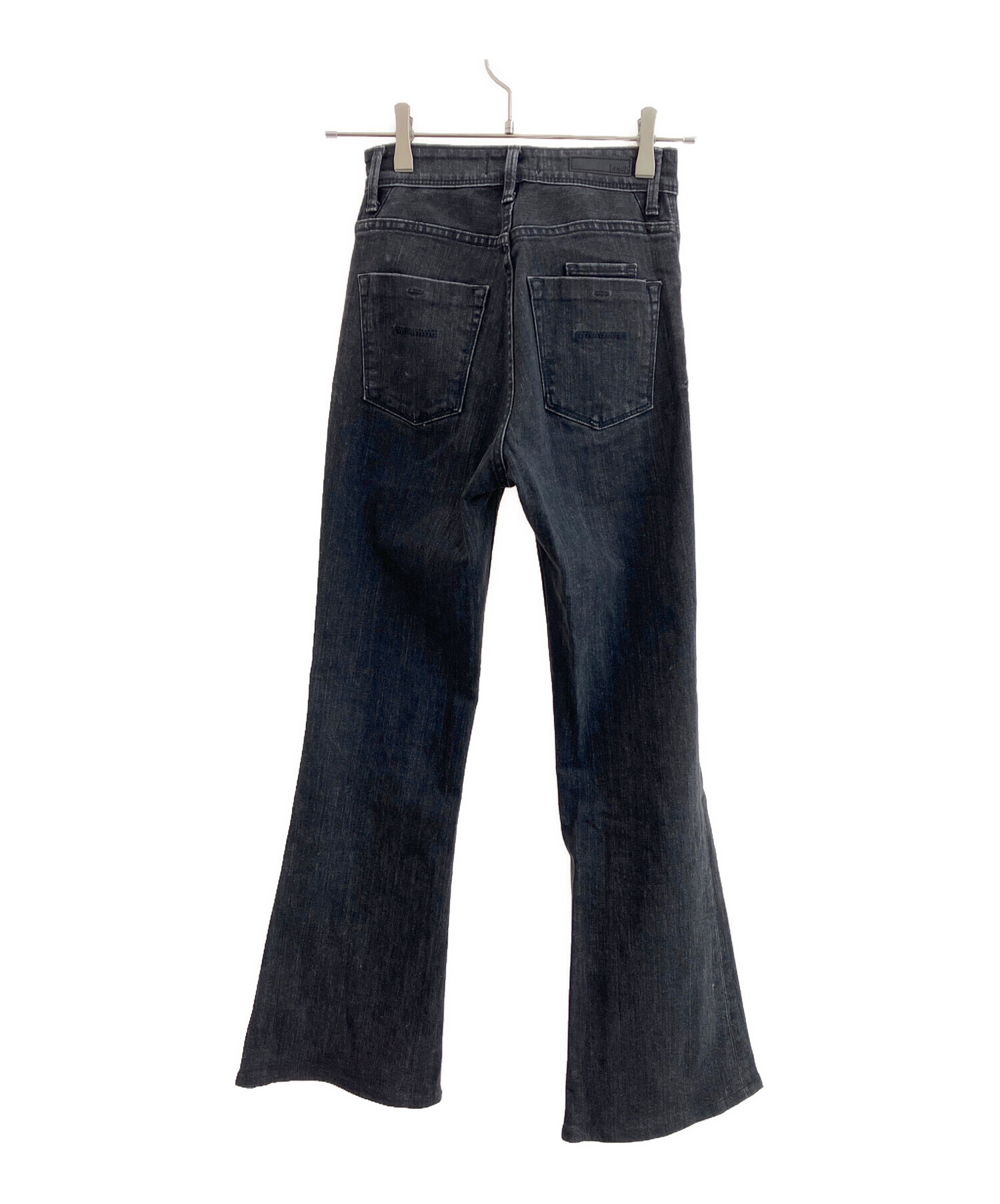 中古・古着通販】YANUK (ヤヌーク) デニムパンツ ブラック サイズ:22