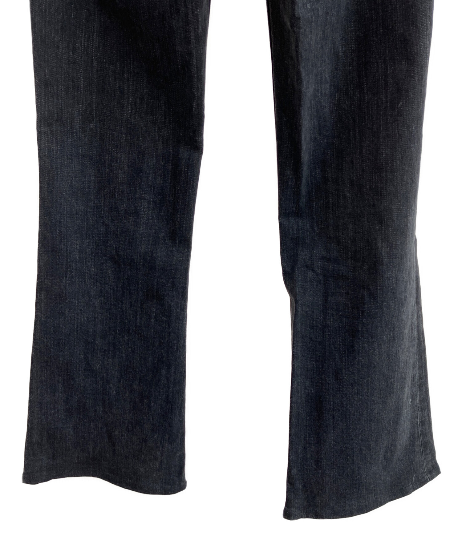 中古・古着通販】YANUK (ヤヌーク) デニムパンツ ブラック サイズ:22