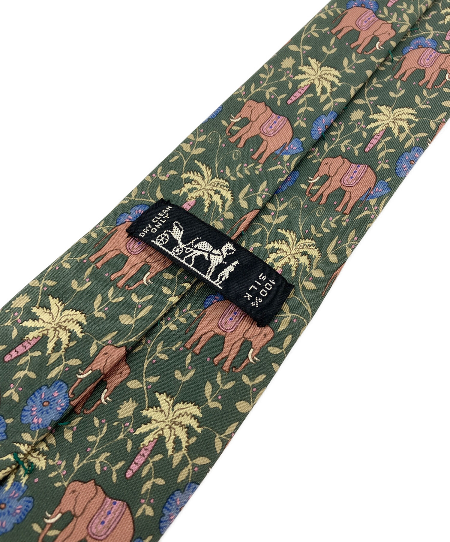 中古・古着通販】HERMES (エルメス) ネクタイ グリーン サイズ