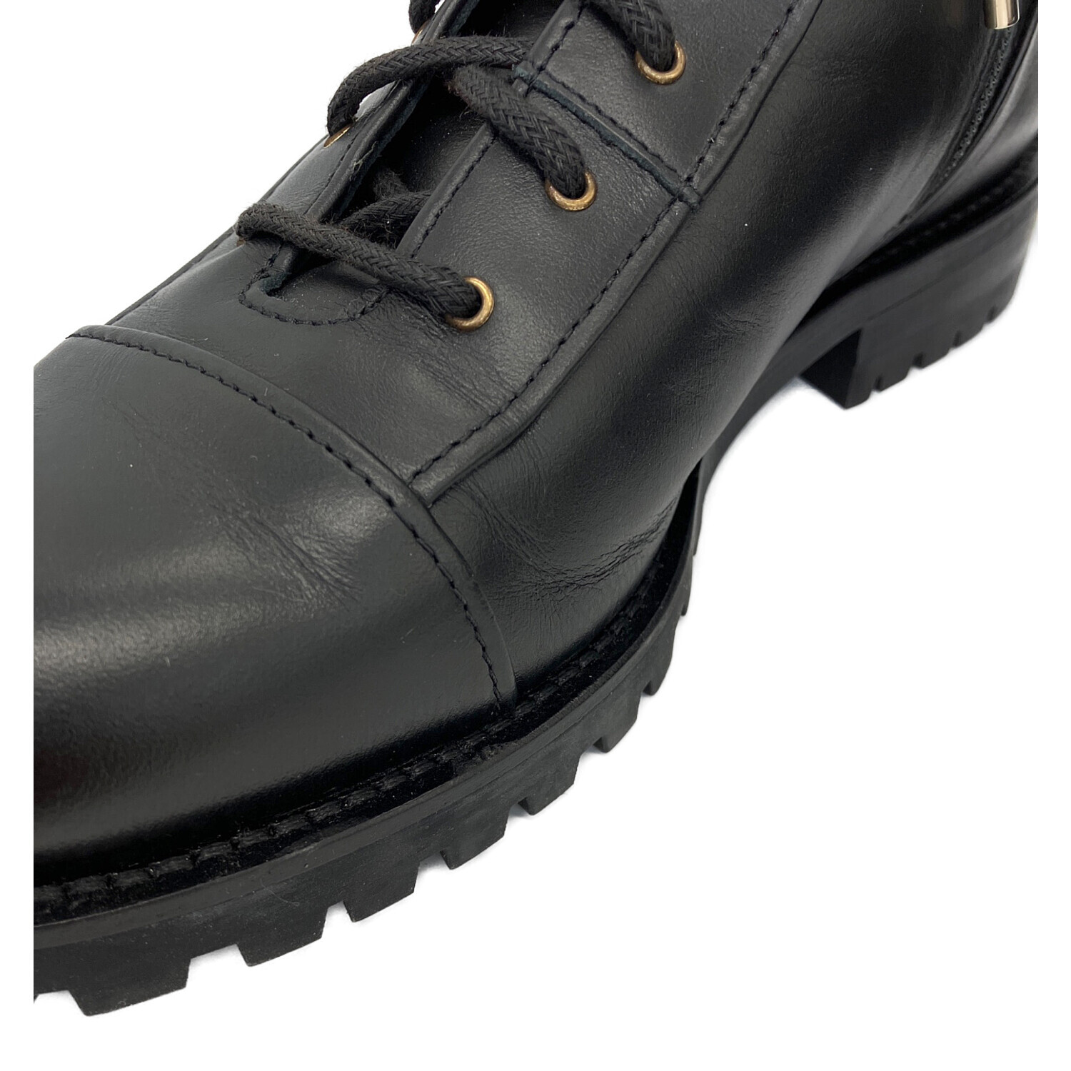 中古・古着通販】JIMMY CHOO (ジミーチュウ) ブーツ ブラック サイズ