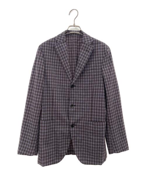 【未使用】現行 BOGLIOLI テーラードジャケット ハウンドトゥース 46 中古・古着通販】BOGLIOLI (ボリオリ) テーラードジャケット ブラウン