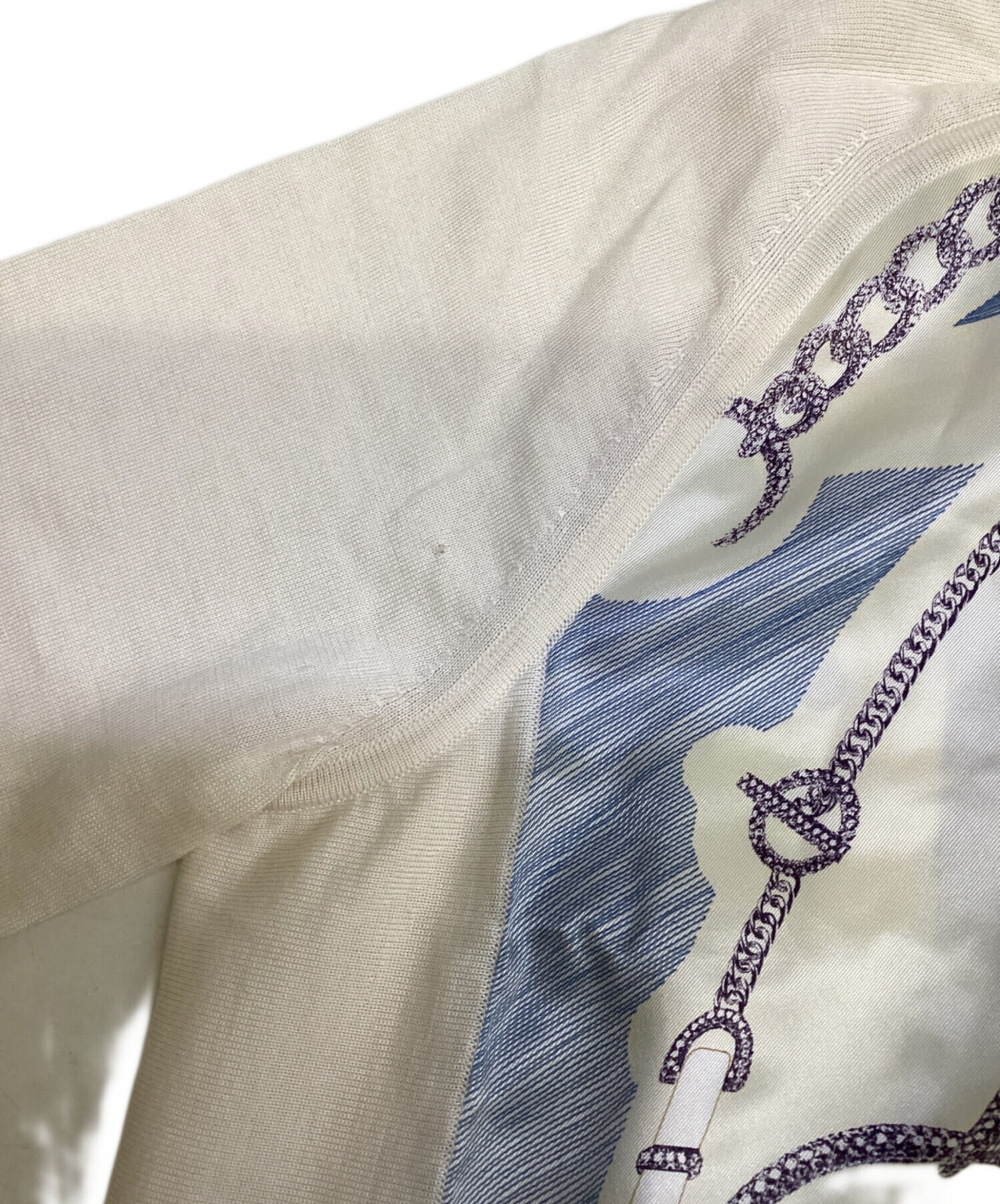 中古・古着通販】HERMES (エルメス) ツイルレーヌ ロングカーディガン