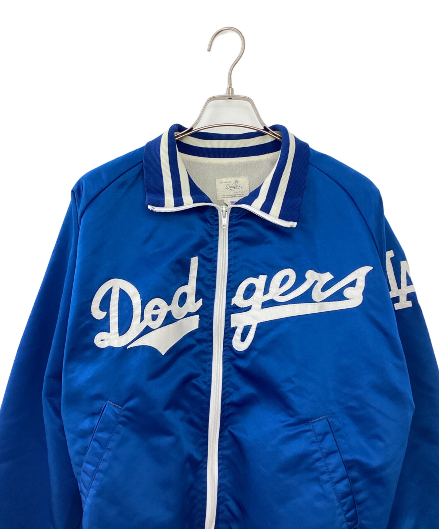 Dodgers 100周年記念 ジャケット 青 中古・古着通販】Dodgers (ドジャース) ナイロンジャケット ブルー