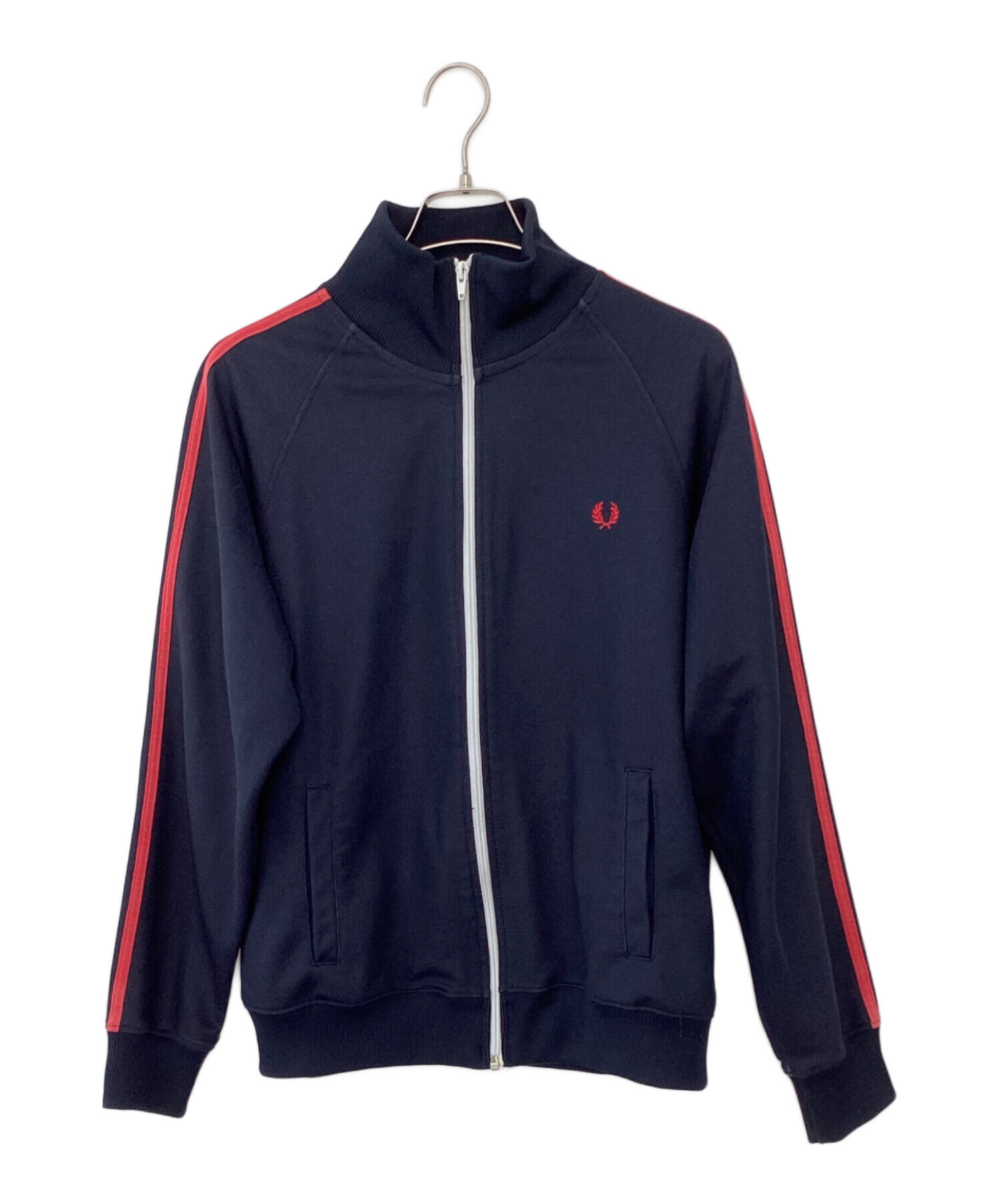 Fred Perry フレッドペリー　トラックジャケット　ジャージ　ネイビー 中古・古着通販】FRED PERRY (フレッドペリー) トラックジャケット