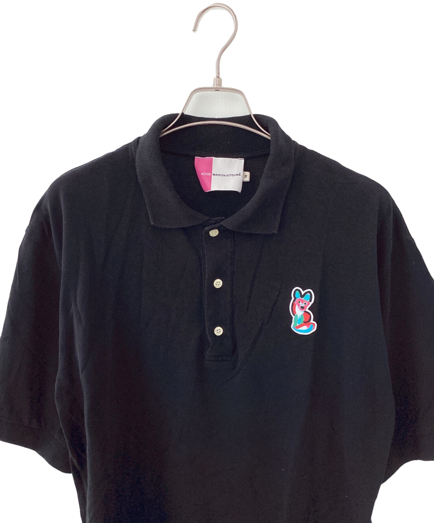 中古・古着通販】maison kitsune (メゾンキツネ) ポロシャツ ACIDE FOX