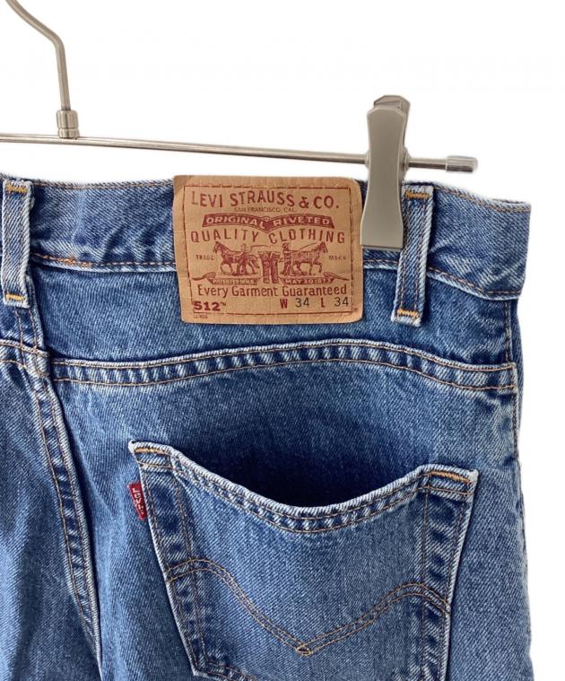 中古・古着通販】LEVI'S (リーバイス) リメイクデニムパンツ ブルー