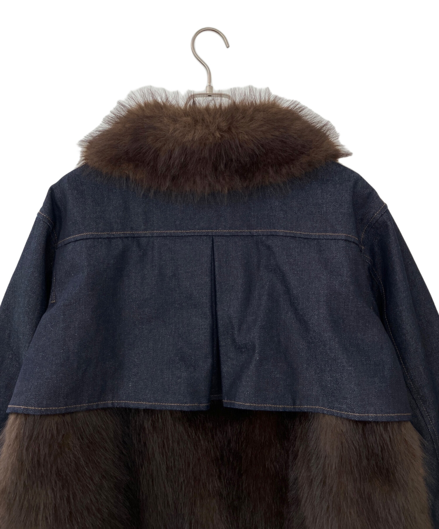 中古・古着通販】THINK FUR (シンクファー) ファー付きデニム