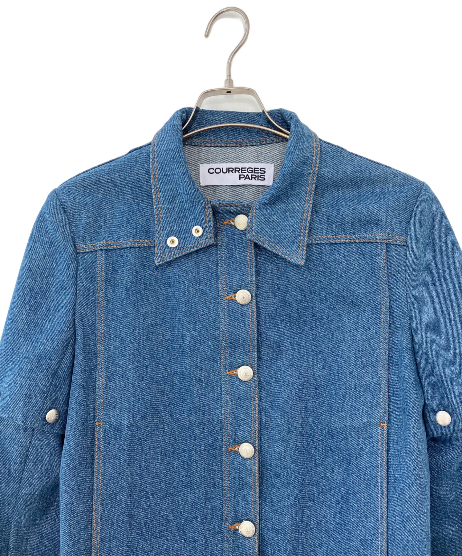 中古・古着通販】courreges Paris (クレージュ) ジャケット インディゴ 