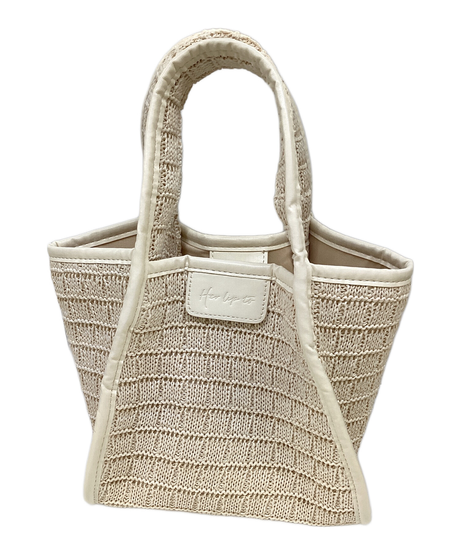 中古・古着通販】Her lip to (ハーリップトゥ) Rose Straw Tote Bag