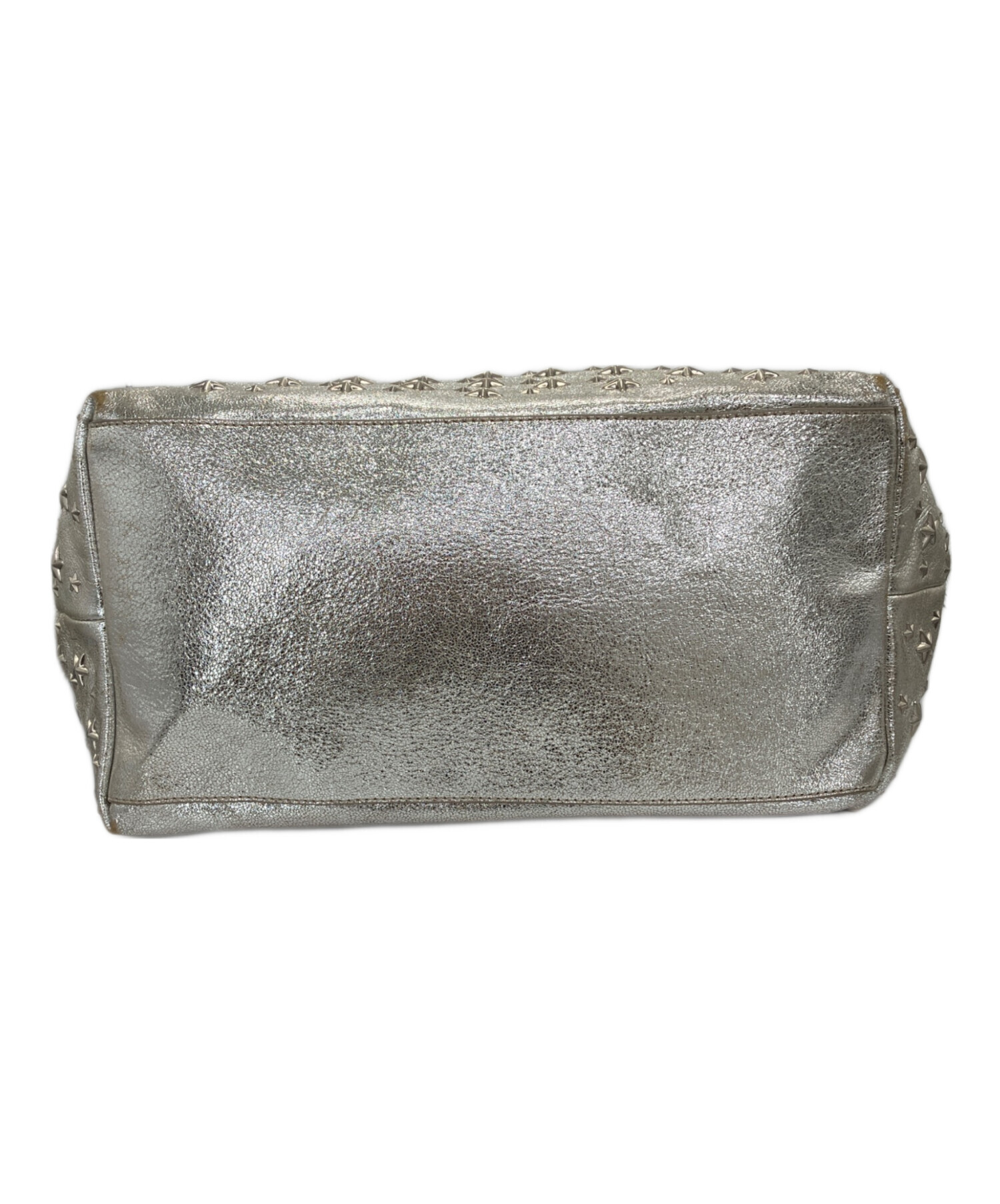 中古・古着通販】JIMMY CHOO (ジミーチュウ) トートバッグ シルバー