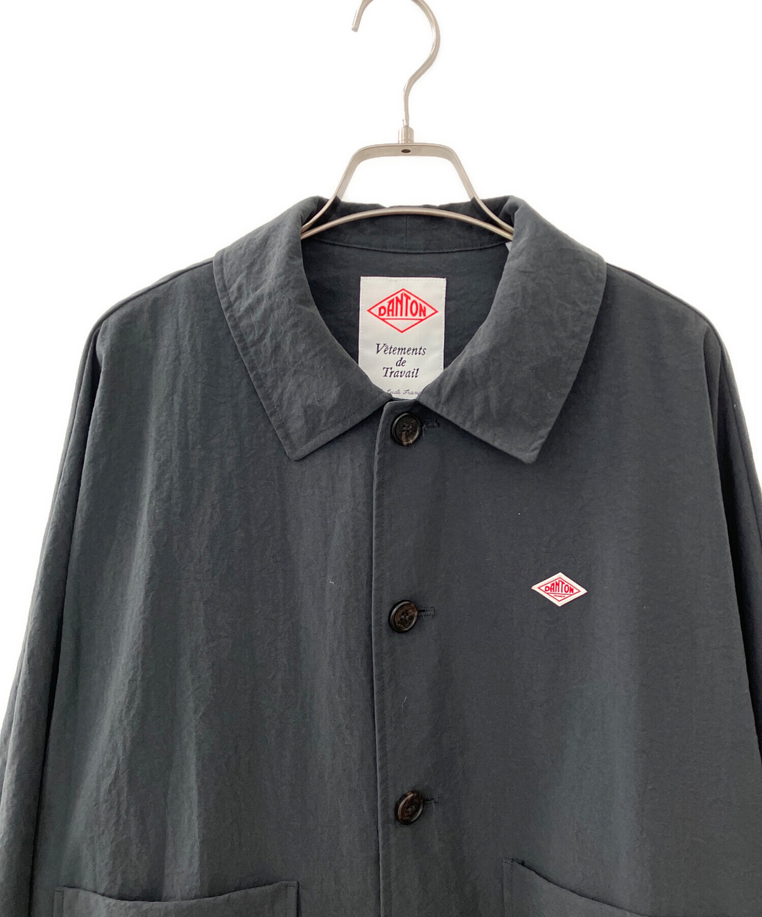 中古・古着通販】DANTON (ダントン) ナイロンジャケット ブラック