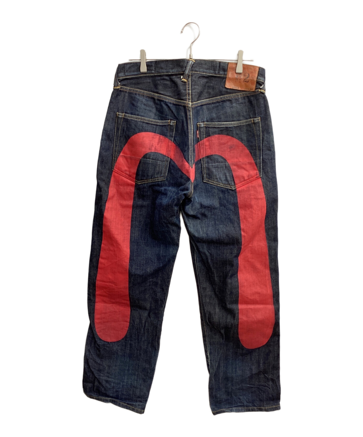 中古・古着通販】EVISU (エヴィス) ビッグカモデニムパンツ インディゴ 中古・古着通販】EVISU (エヴィス) ビッグカモデニムパンツ インディゴ