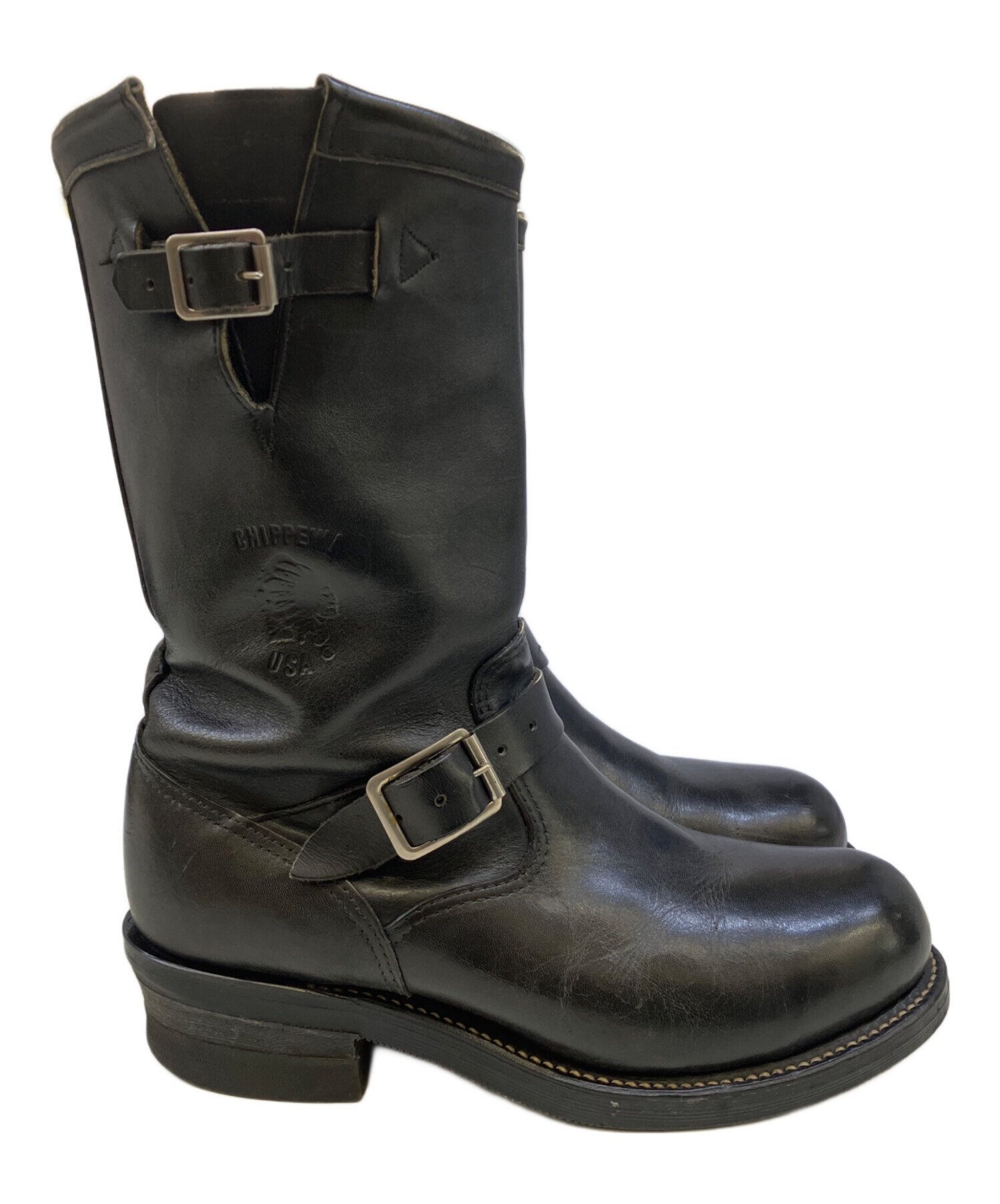 中古・古着通販】CHIPPEWA (チペワ) ブーツ ブラック サイズ:26