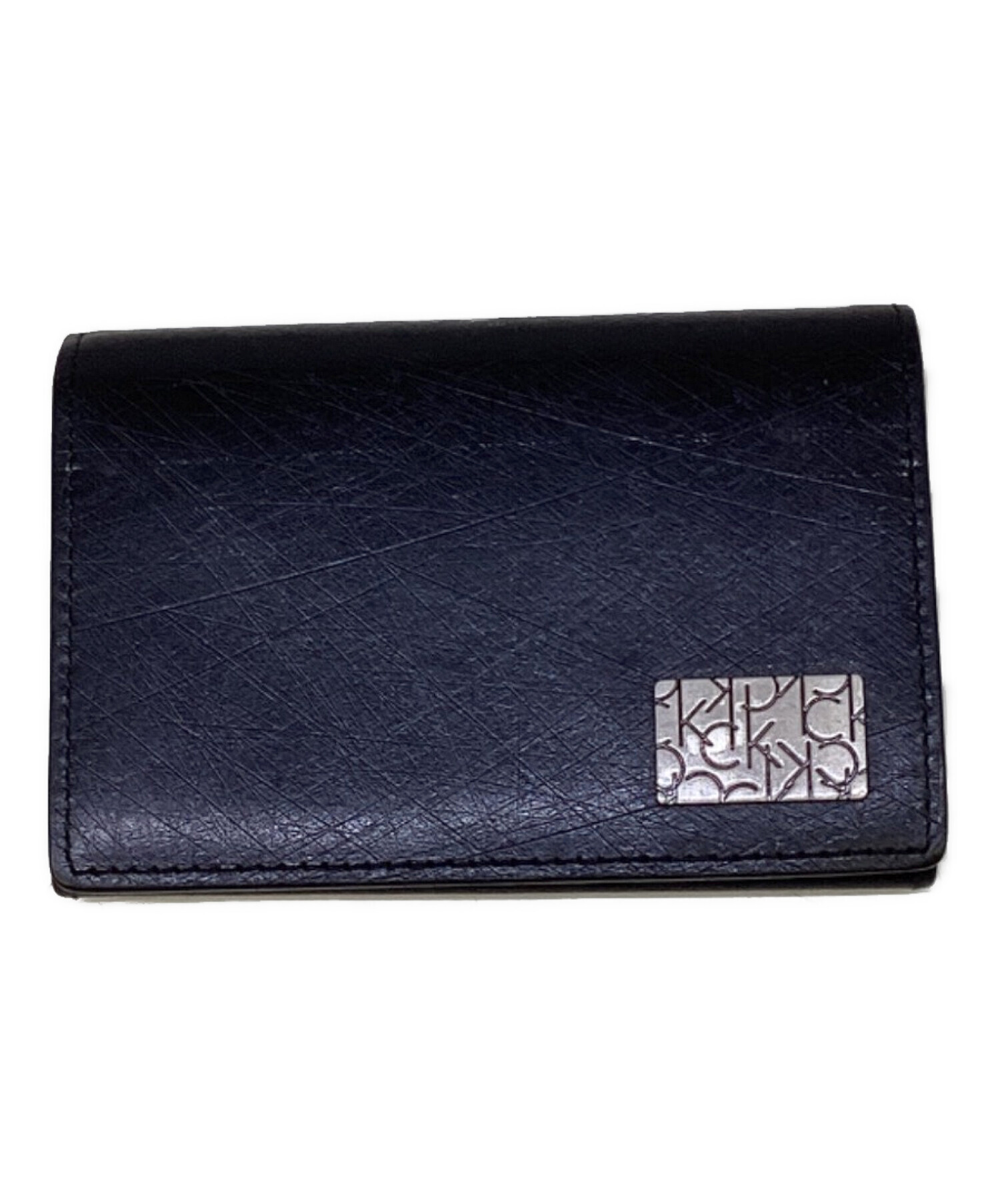  カルバンクライン カードケース ブラック 黒 中古品 中古・古着通販】Calvin Klein (カルバンクライン) カードケース
