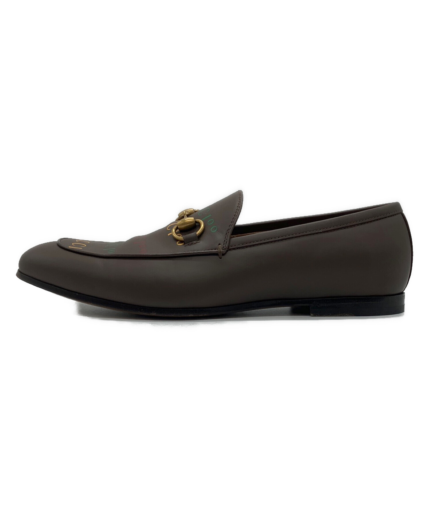 中古・古着通販】GUCCI (グッチ) ホースビットローファー ブラウン