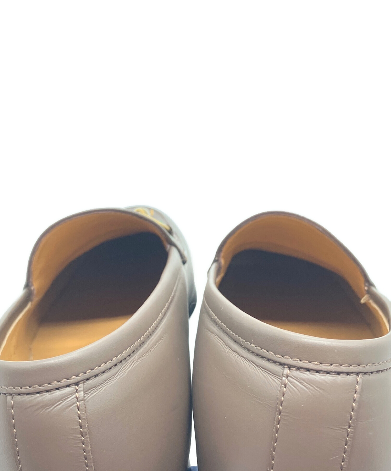 中古・古着通販】GUCCI (グッチ) ホースビットローファー ブラウン