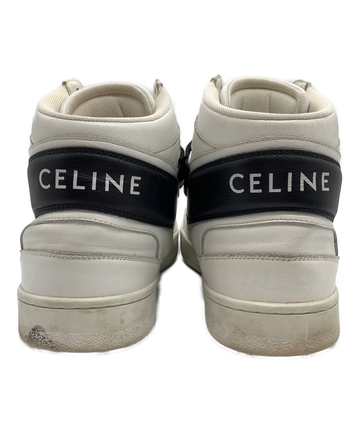 中古・古着通販】CELINE (セリーヌ) スニーカー ホワイト×ブラック 