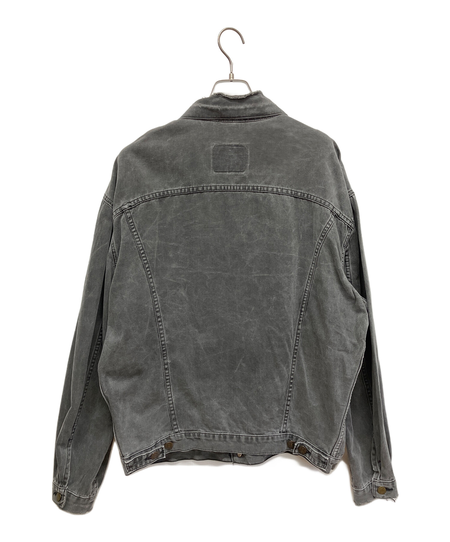中古・古着通販】LEVI'S (リーバイス) デニムジャケット グレー サイズ