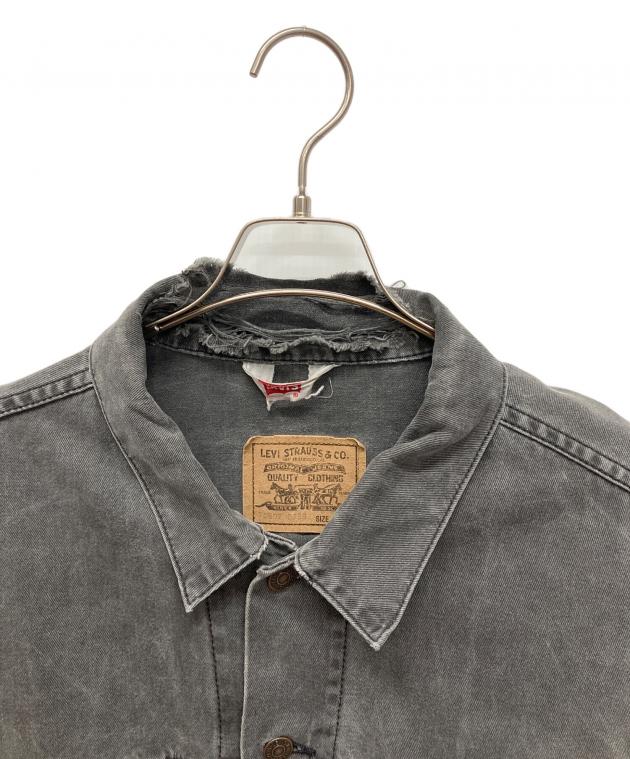 中古・古着通販】LEVI'S (リーバイス) デニムジャケット グレー サイズ