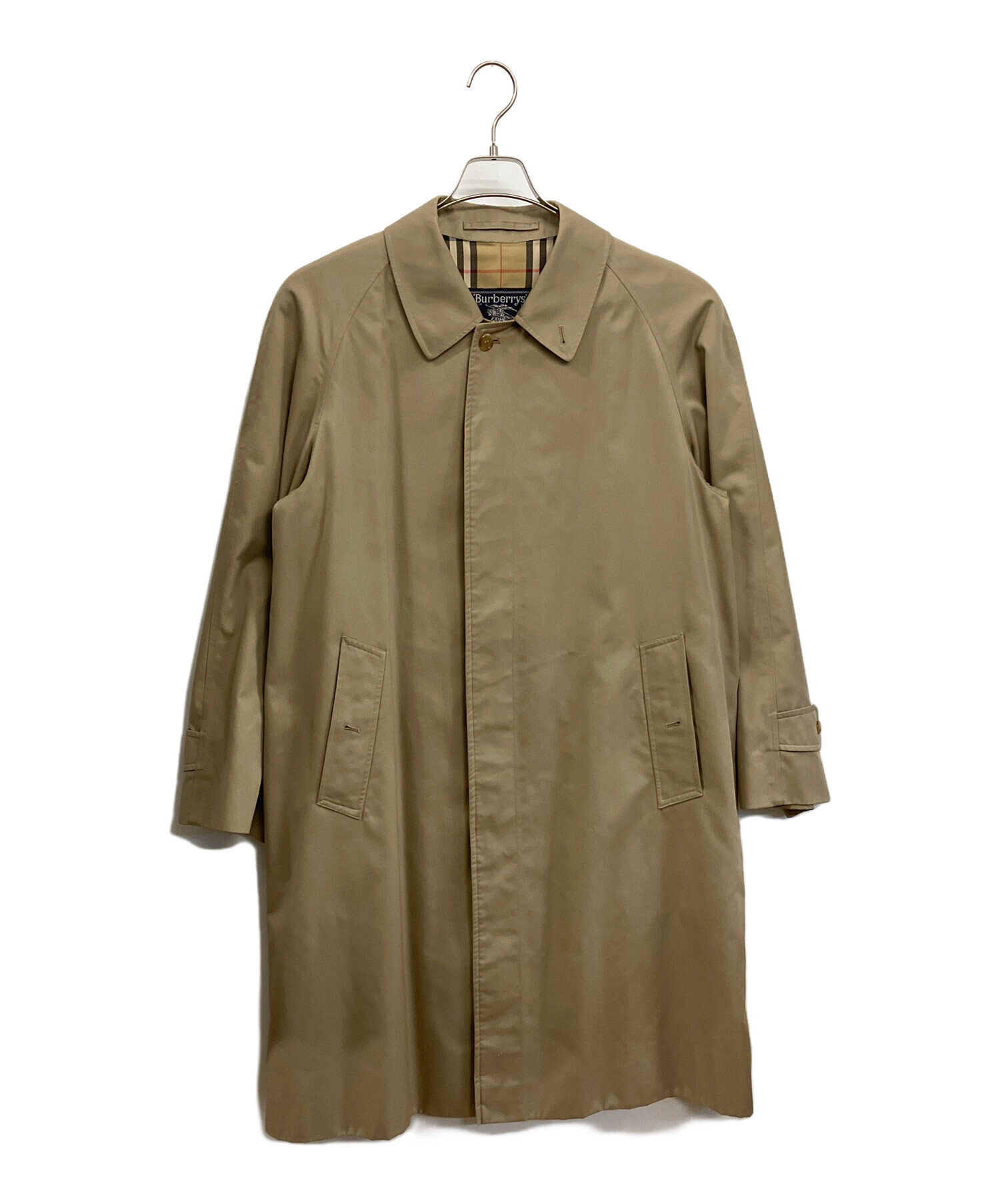中古・古着通販】BURBERRY (バーバリー) ステンカラーコート ベージュ