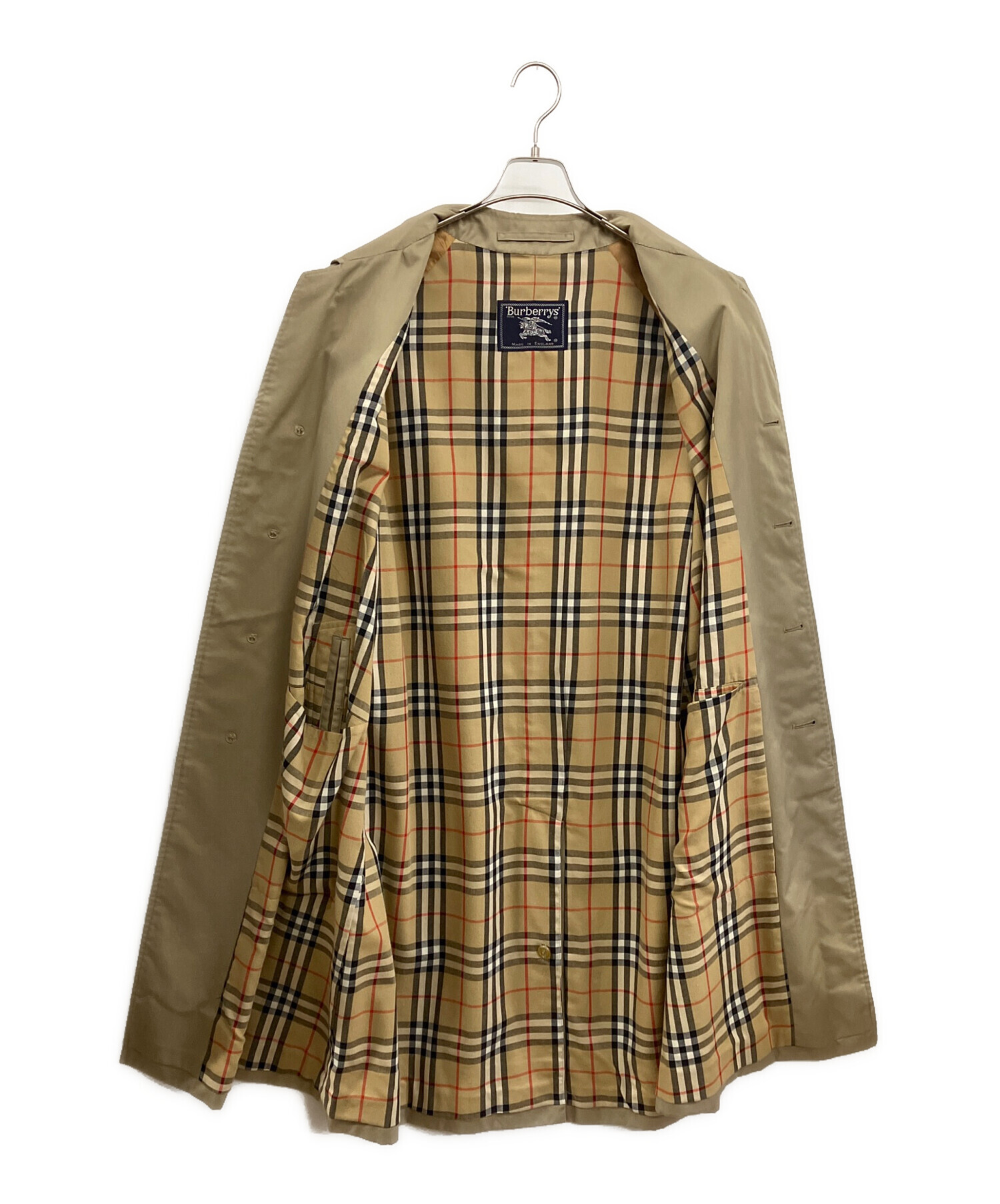 中古・古着通販】BURBERRY (バーバリー) ステンカラーコート ベージュ