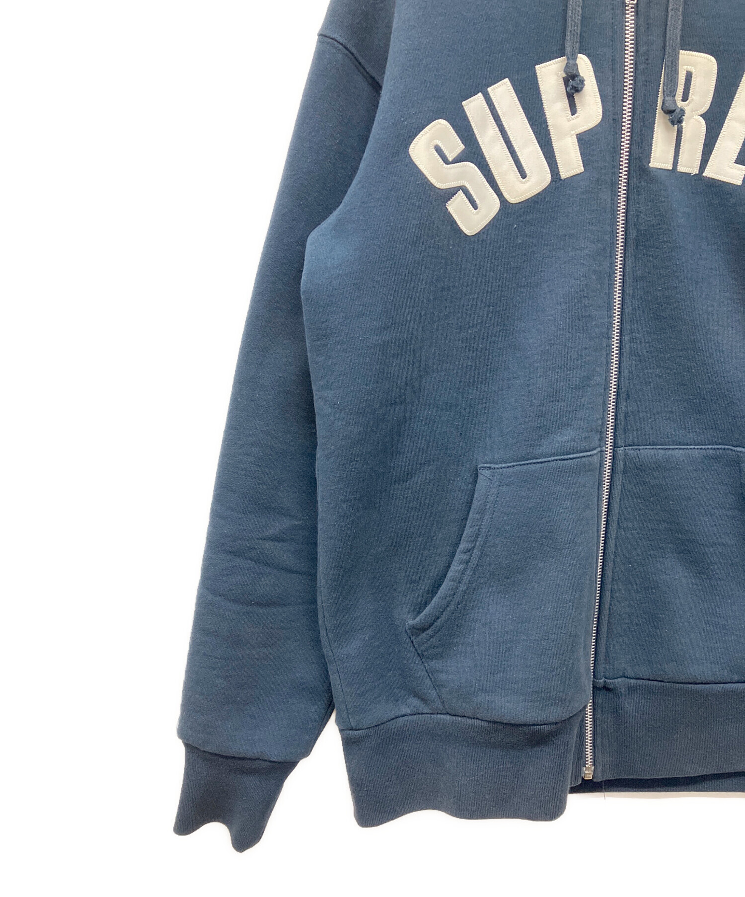 中古・古着通販】Supreme (シュプリーム) ジップパーカー ネイビー