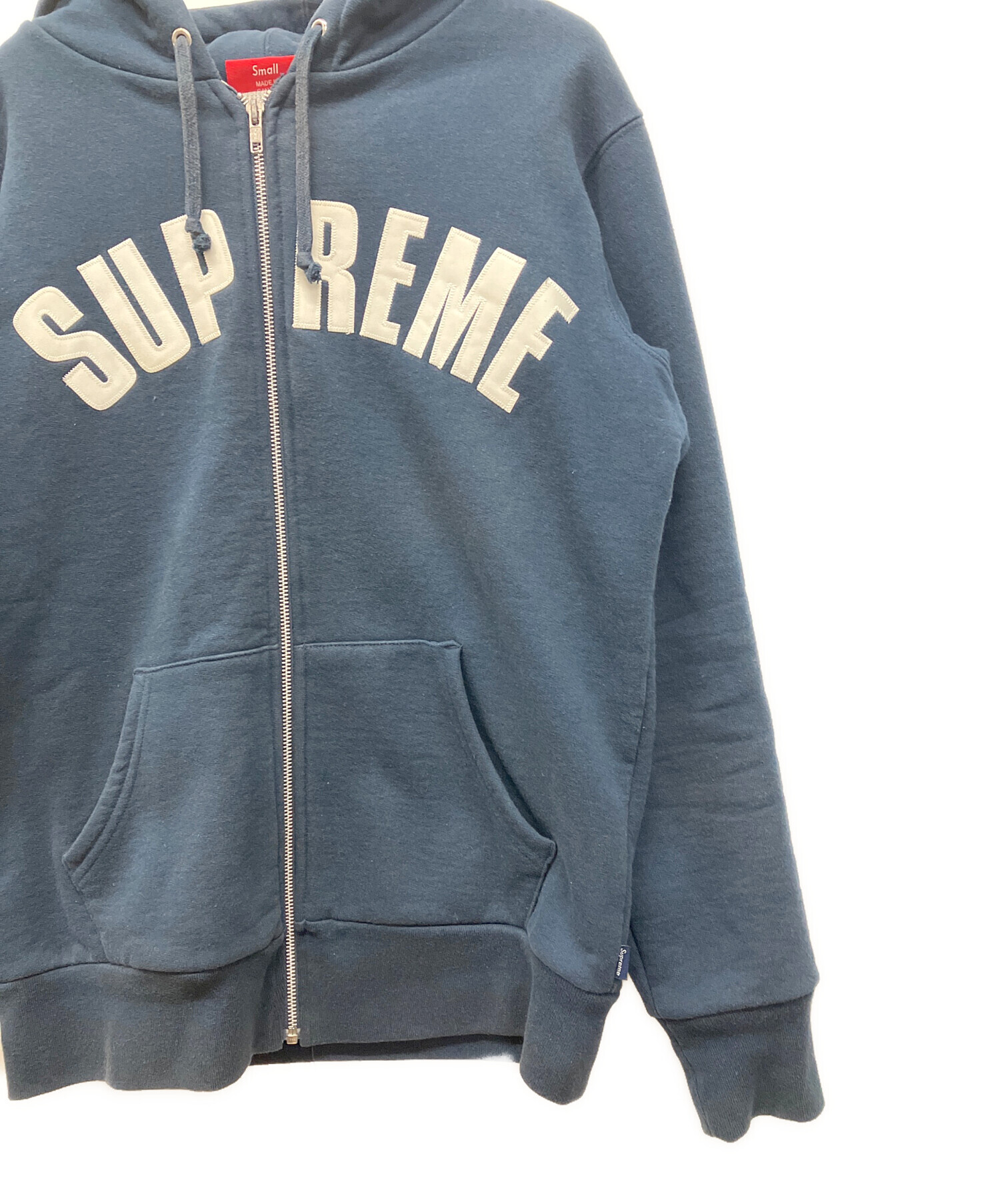 中古・古着通販】Supreme (シュプリーム) ジップパーカー ネイビー