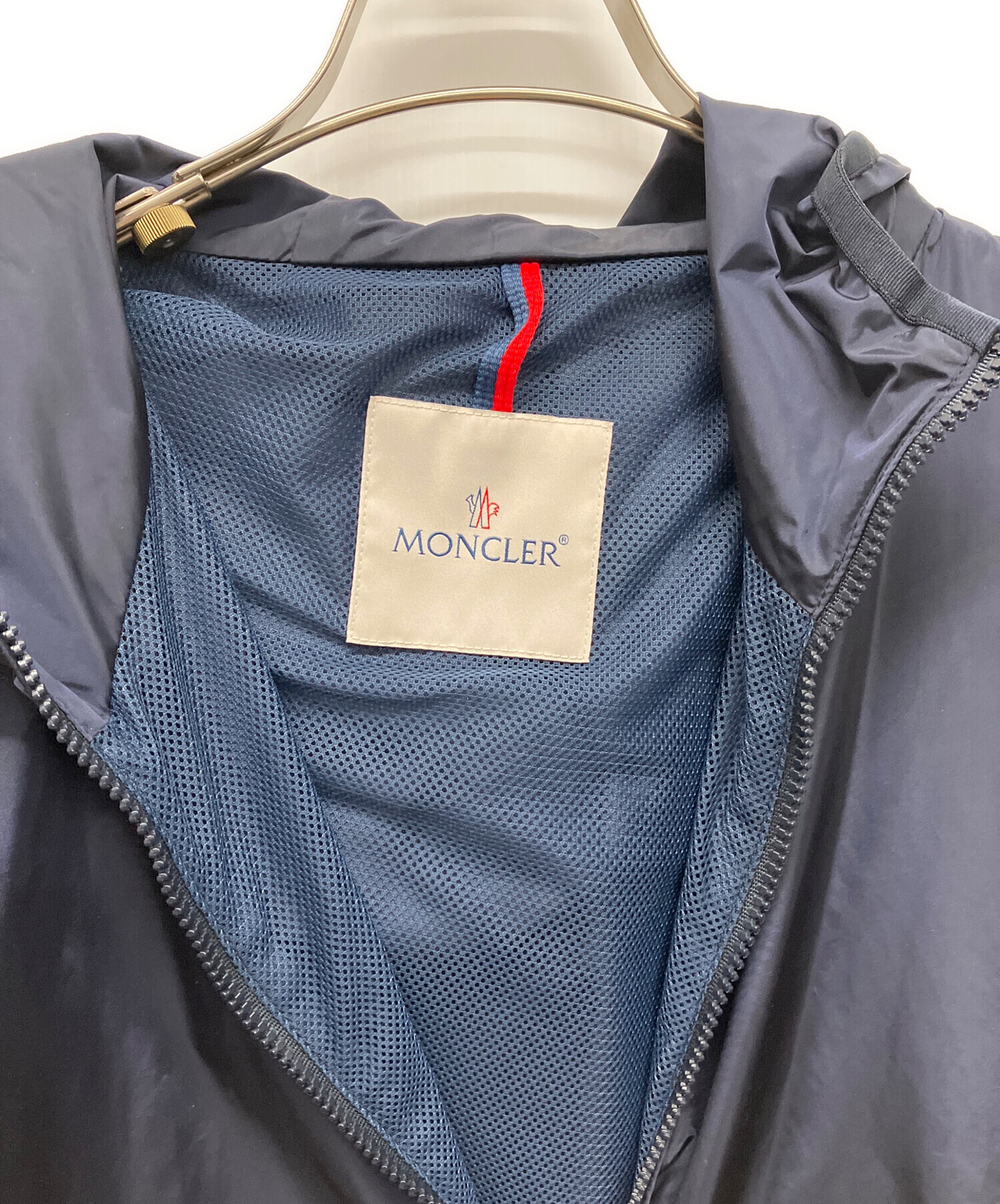 中古・古着通販】MONCLER (モンクレール) ナイロンジャケット ネイビー