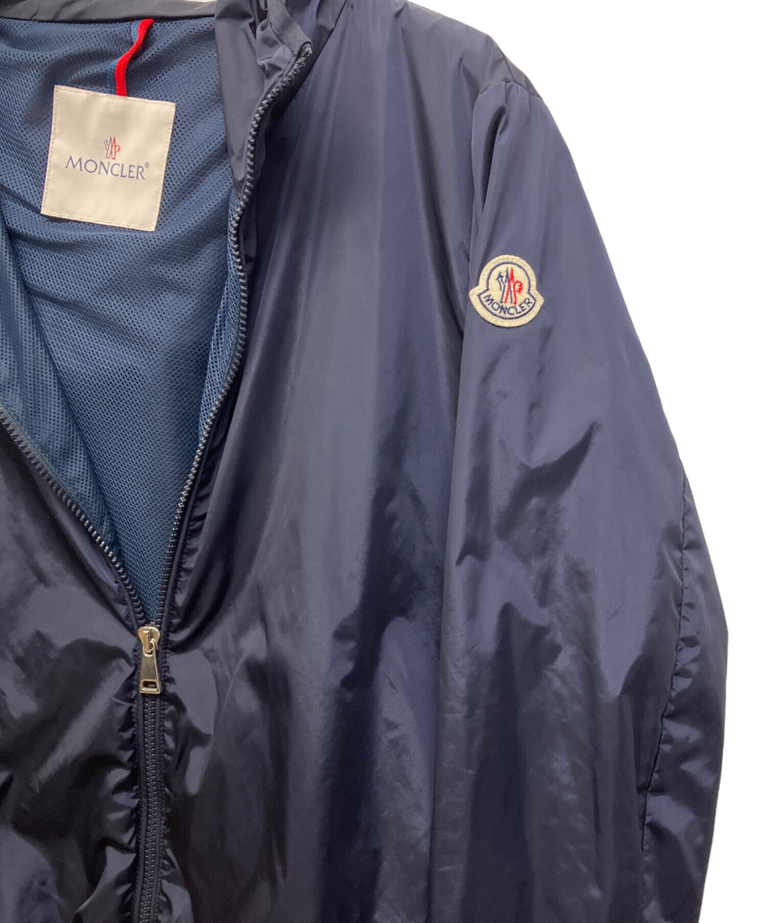 中古・古着通販】MONCLER (モンクレール) ナイロンジャケット ネイビー