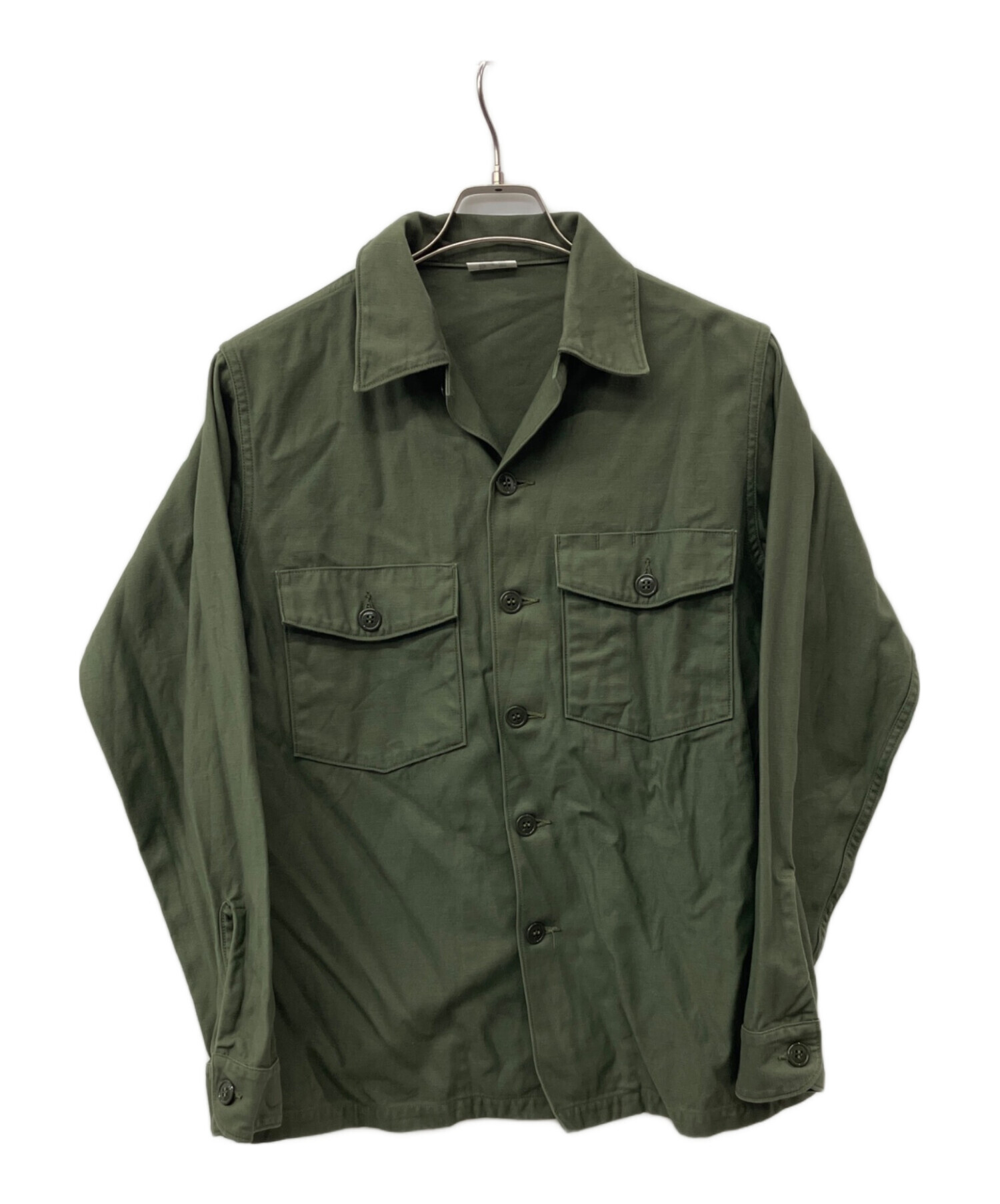 未使用 25SS リアルマッコイズ OG-107 ミリタリーサテンシャツ 16 ザ