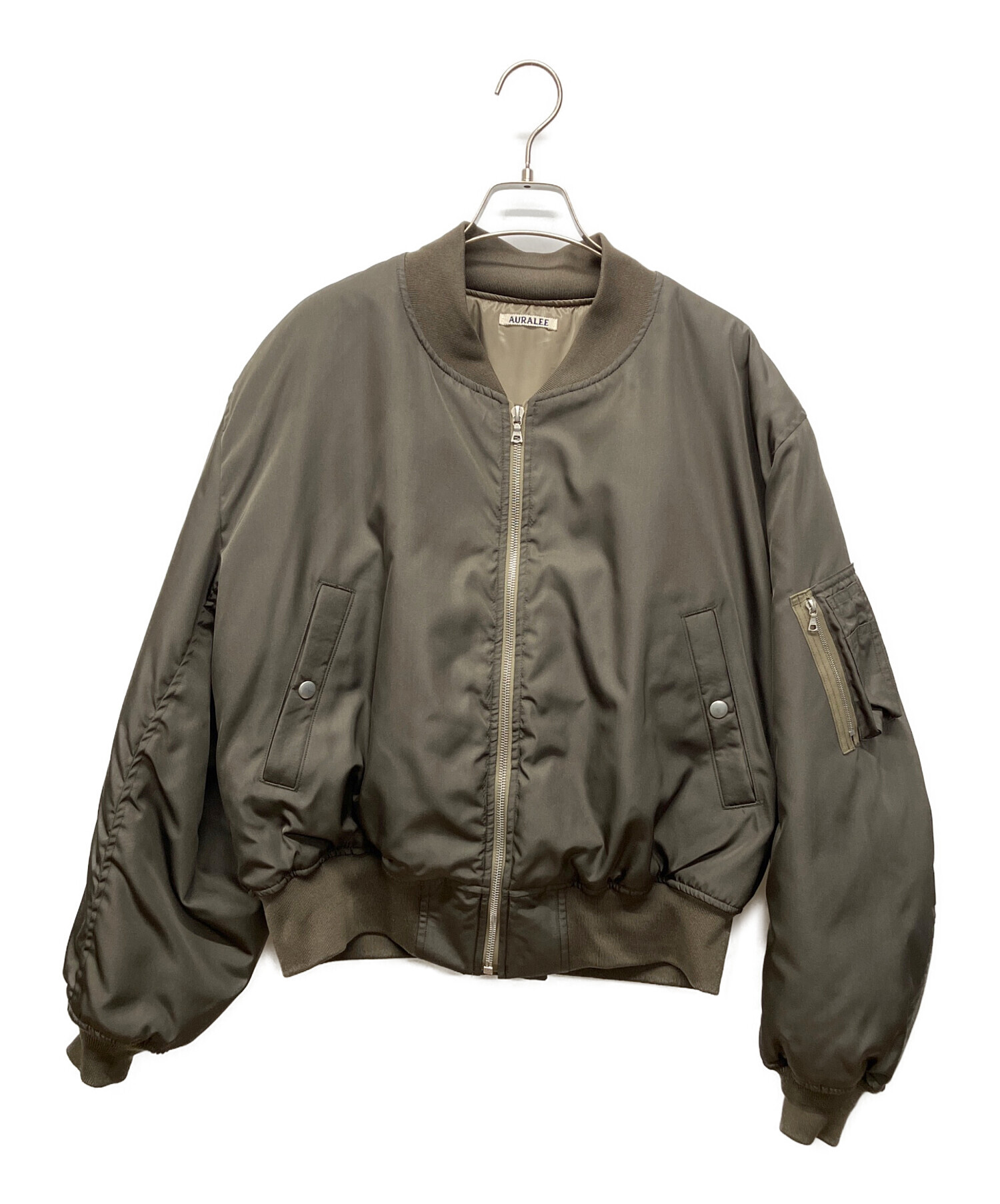 中古・古着通販】AURALEE (オーラリー) ブルゾン オリーブ サイズ:5 