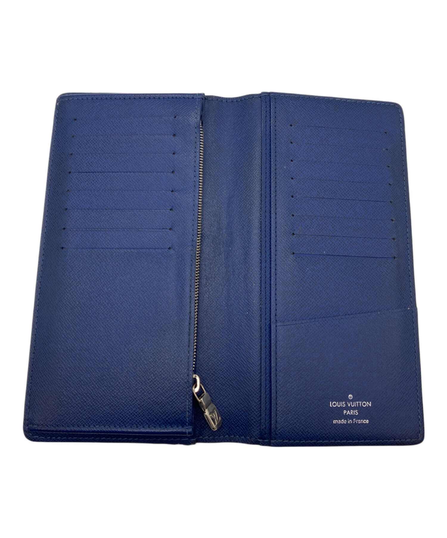 Louis Vuitton 長財布 青 中古・古着通販】LOUIS VUITTON (ルイ ヴィトン) 長財布 ブルー