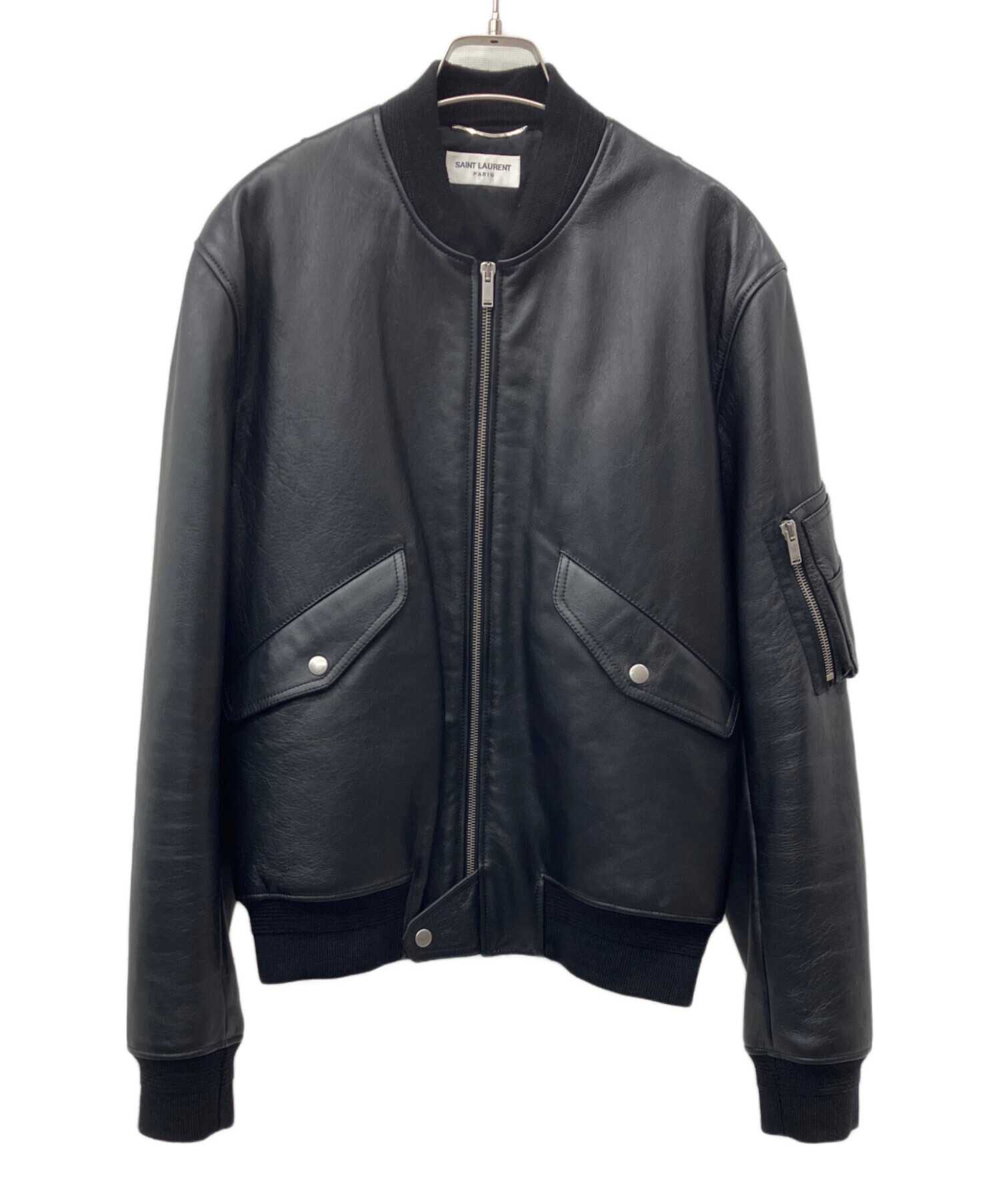 中古・古着通販】Saint Laurent Paris (サンローランパリ) lambskin ma