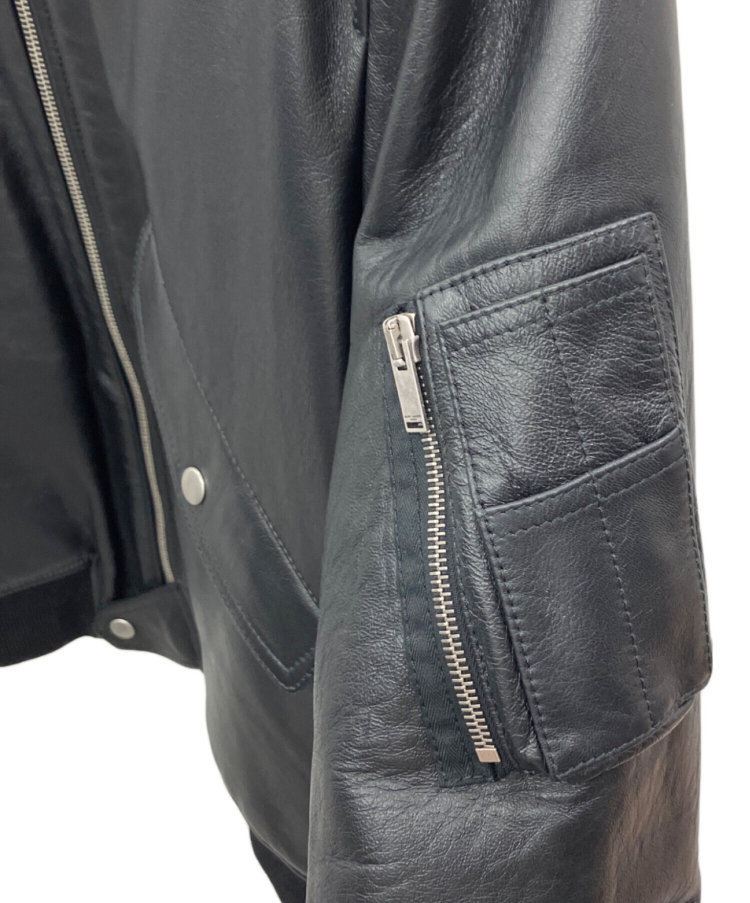中古・古着通販】Saint Laurent Paris (サンローランパリ) lambskin ma