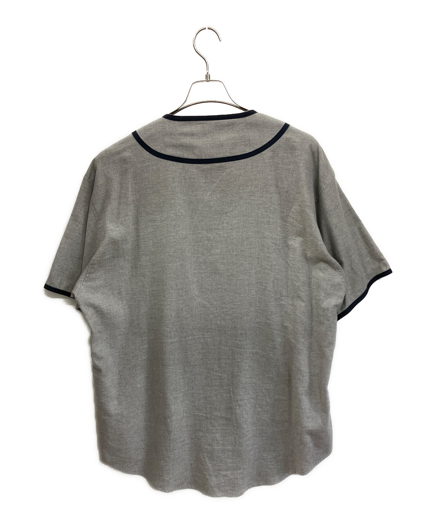 WTAPS ベースボールシャツ 261TQDT-SHM06 中古・古着通販】WTAPS (ダブルタップス) ベースボールシャツ グレー