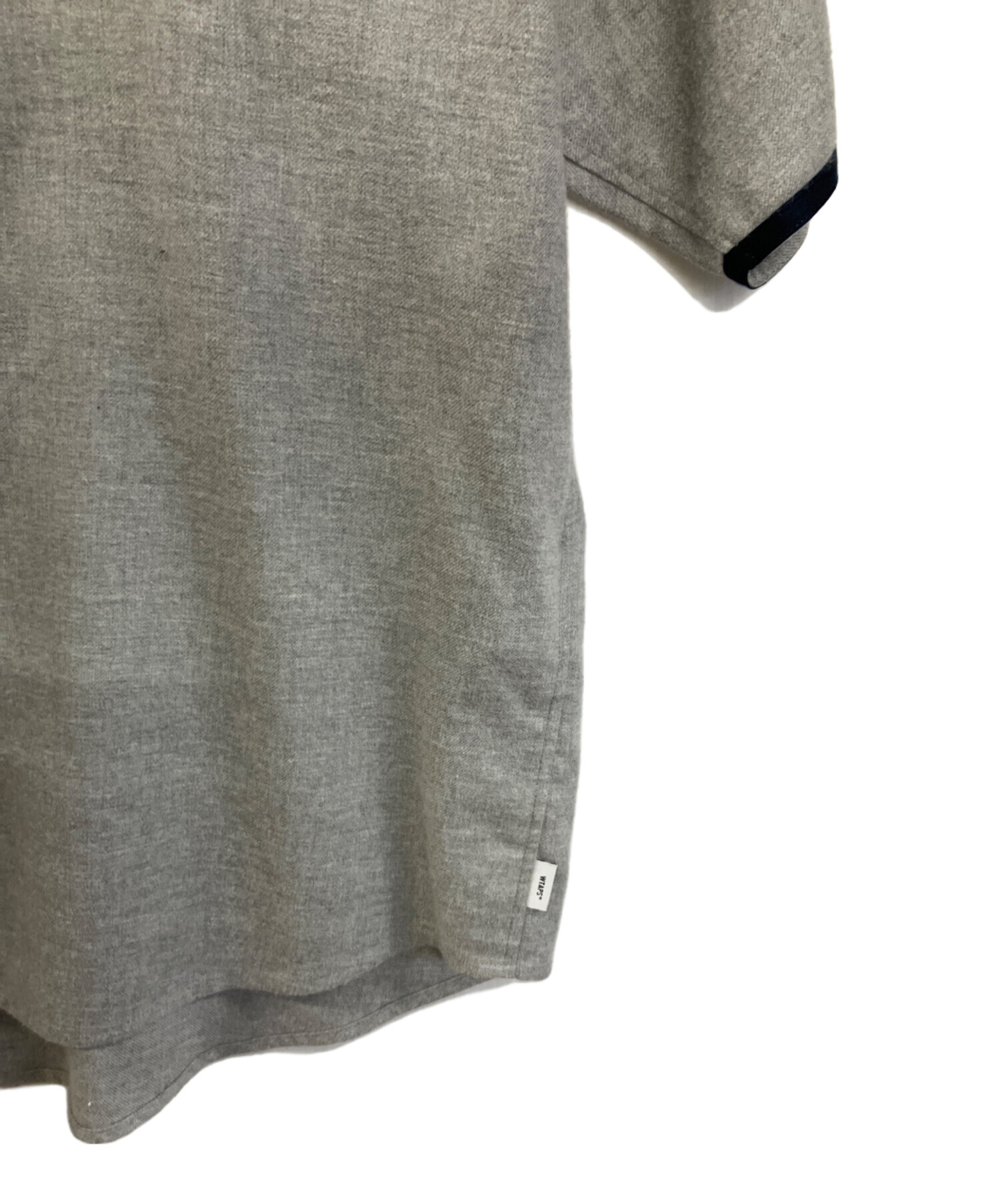 中古・古着通販】WTAPS (ダブルタップス) ベースボールシャツ グレー