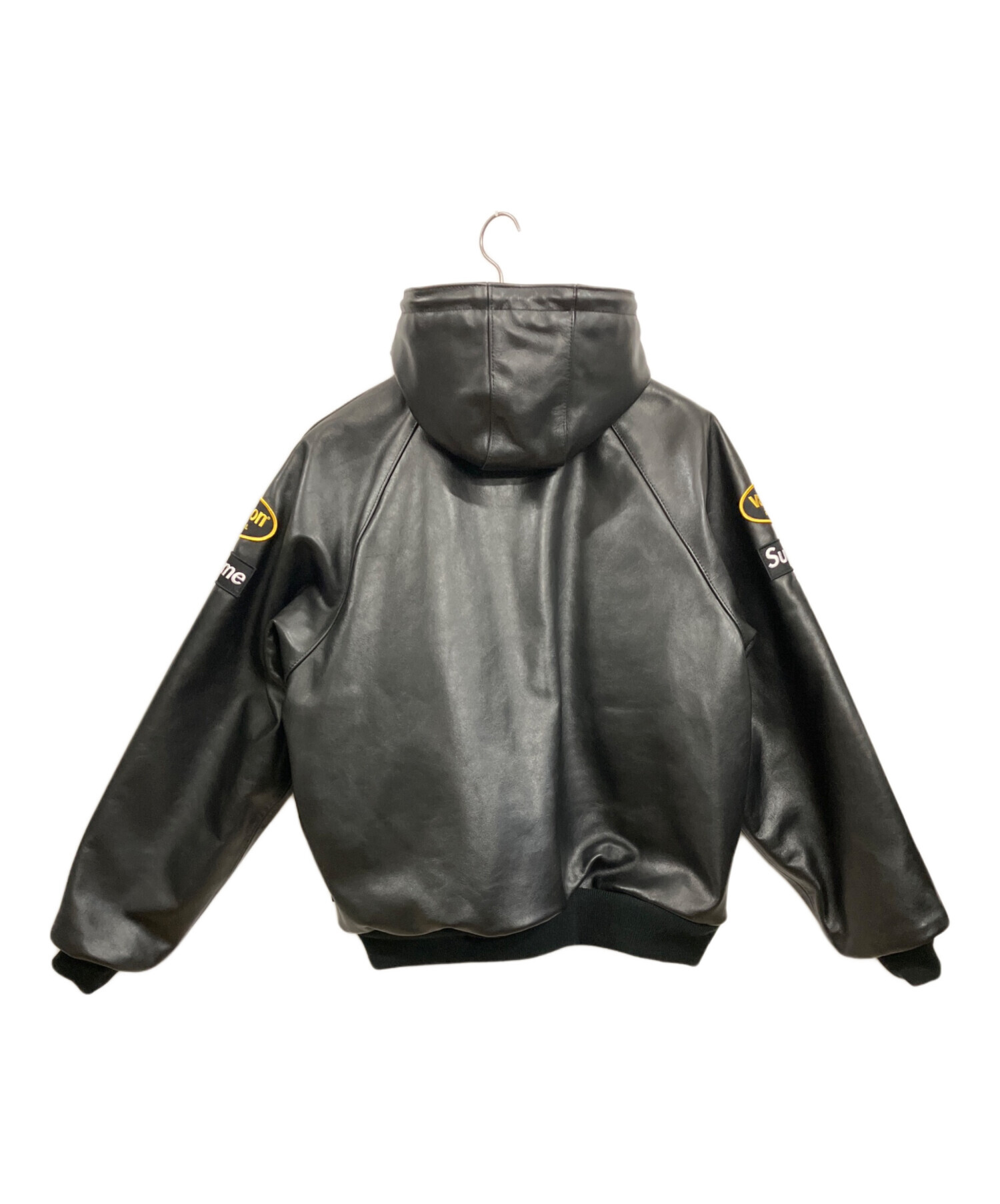 レザーカラー レザー supremeジャケット Supreme レザージャケット の 