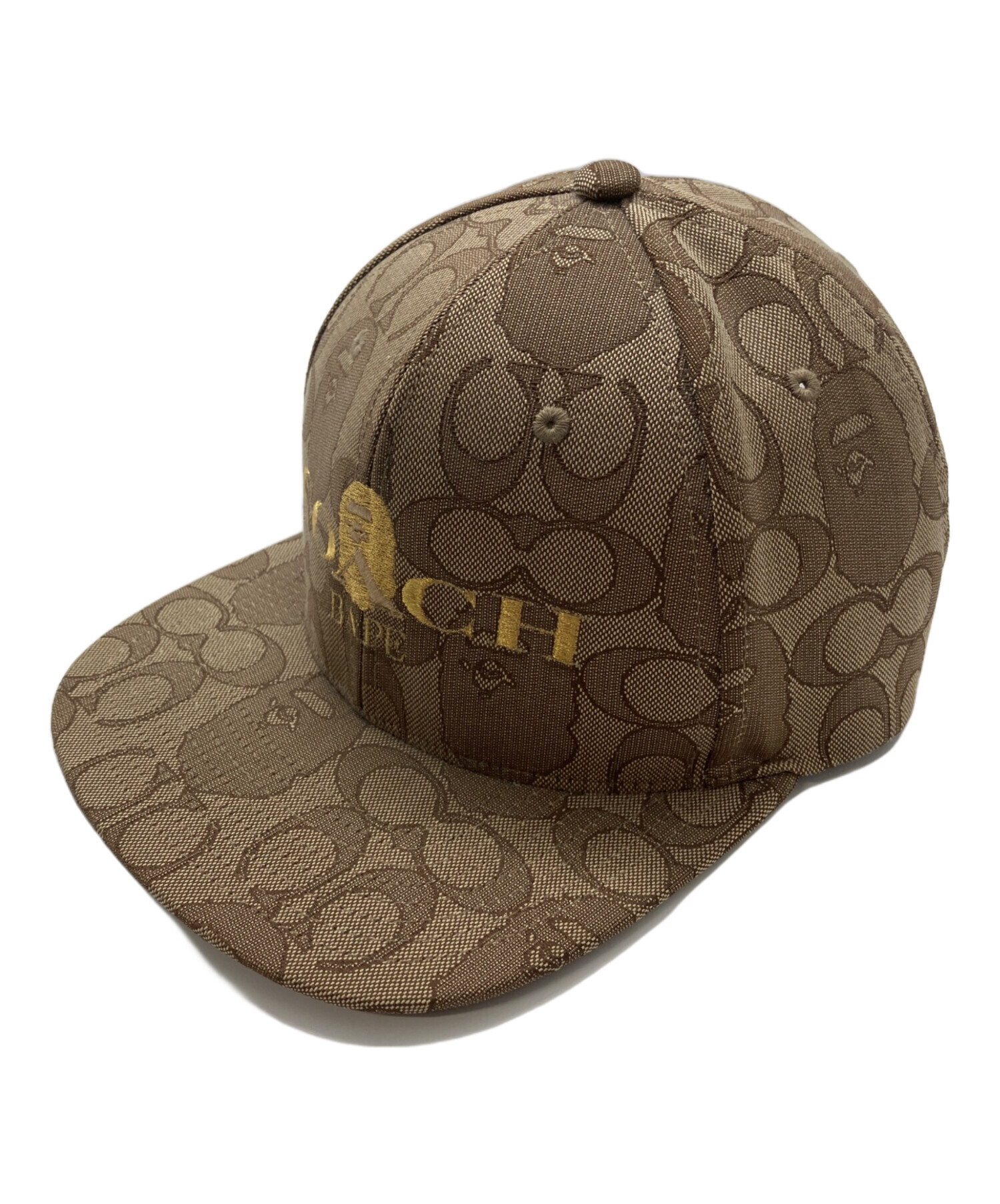 a bathing aqe ✖️COACH キャップ 中古・古着通販】COACH (コーチ) A BATHING APE (アベイシングエイプ