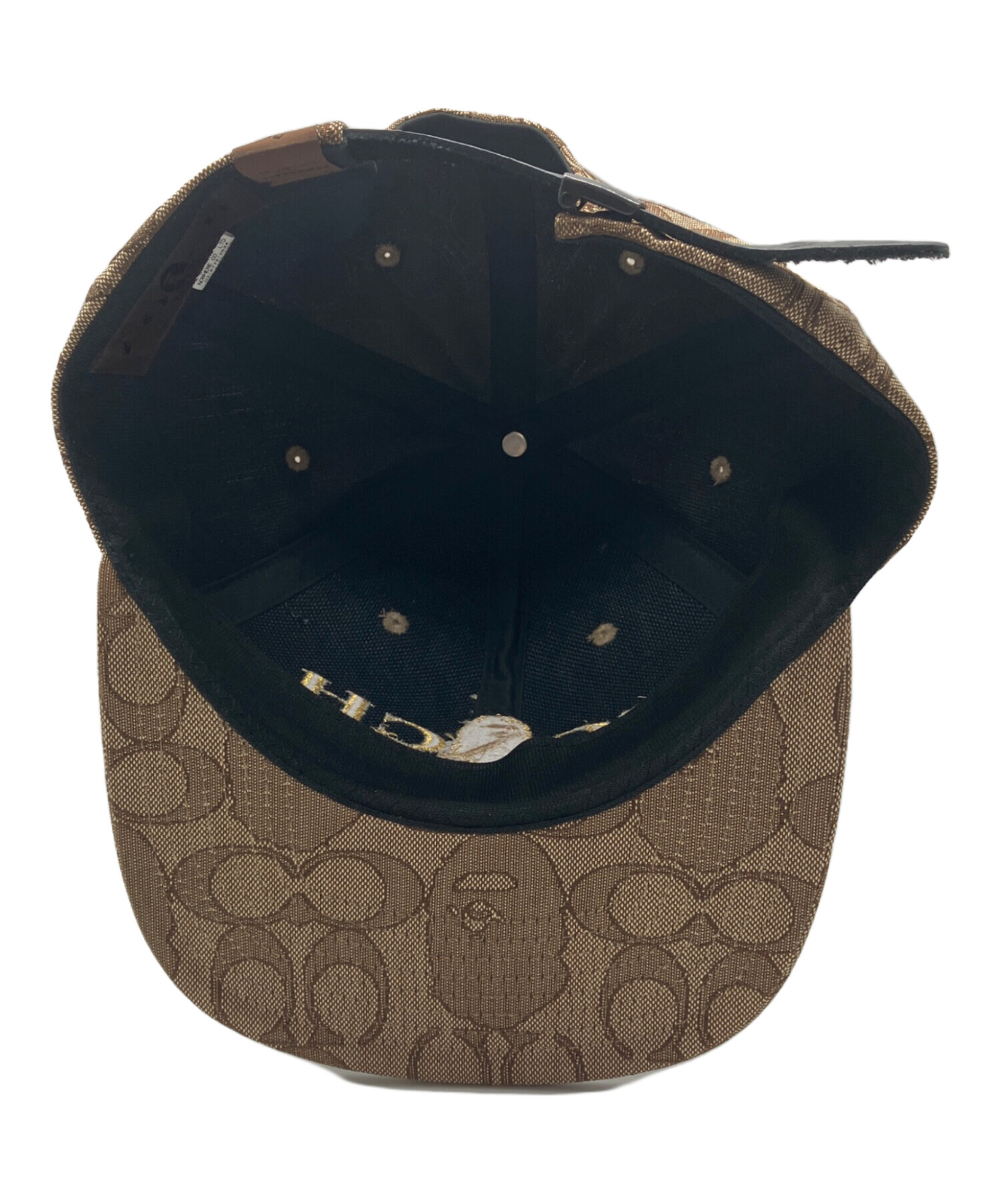 a bathing aqe ✖️COACH キャップ 中古・古着通販】COACH (コーチ) A BATHING APE (アベイシングエイプ